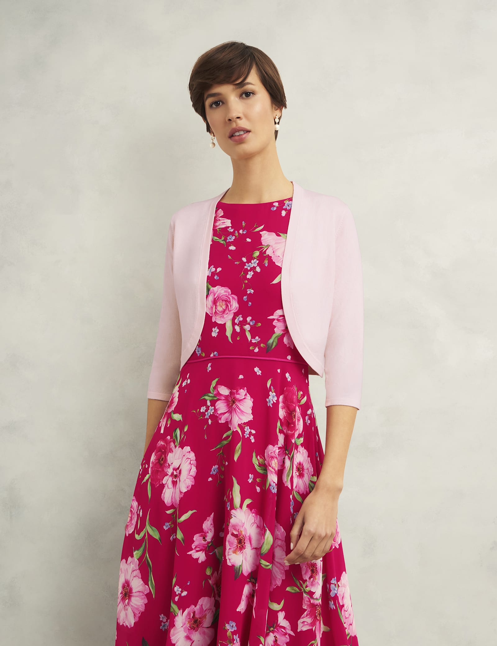 Modal Rich Cropped Cardigan - image 2