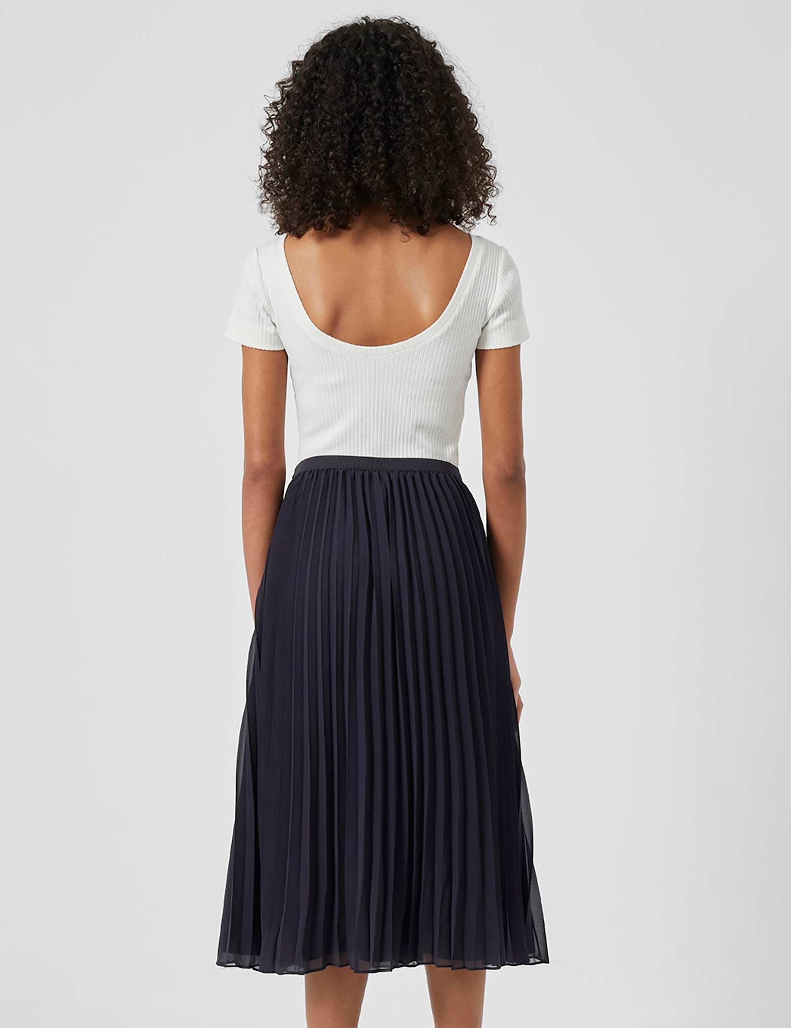 Pleated Midi Skirt - image 4