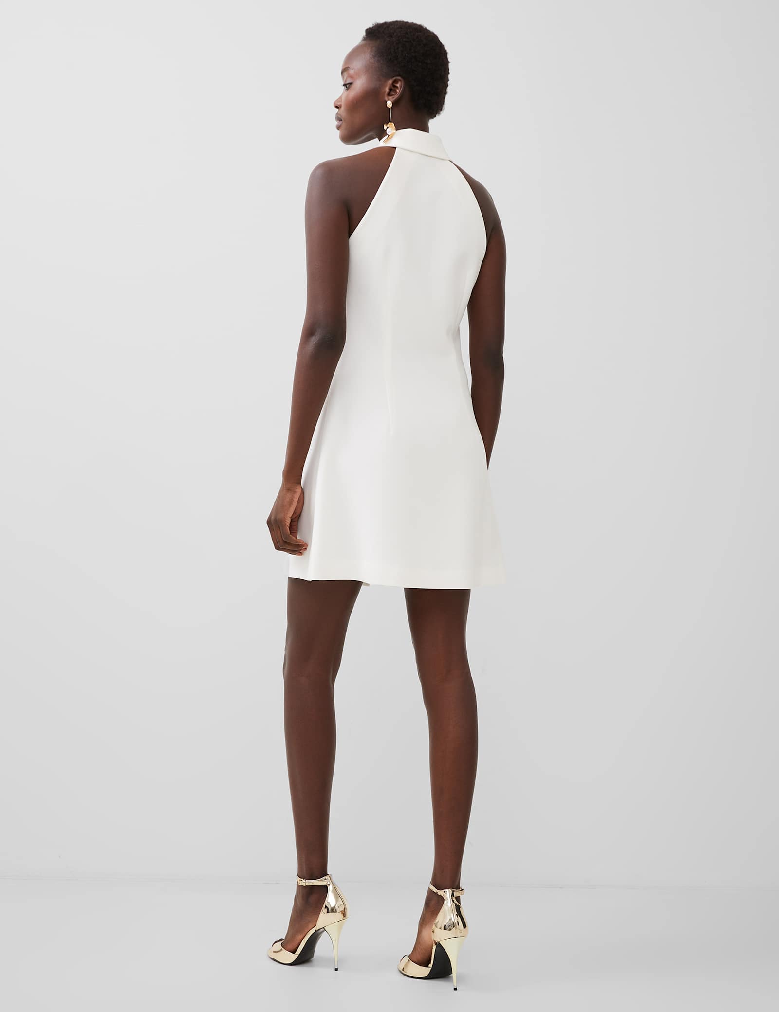Collared Mini Tailored Dress - image 4