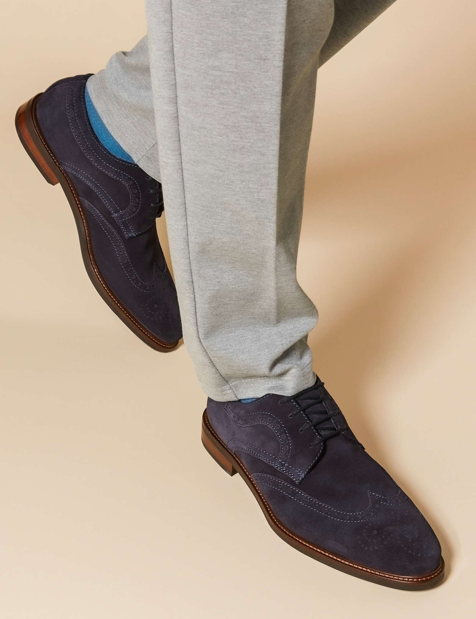 Longwood Suede Derby Brogues - image 2