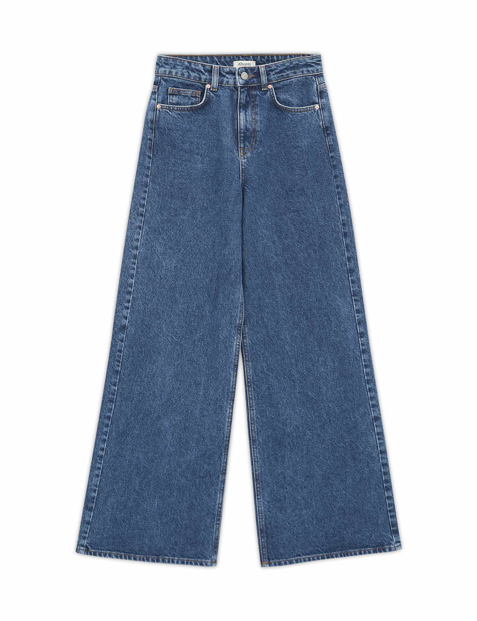 Mid Rise Wide Leg Jeans - image 1