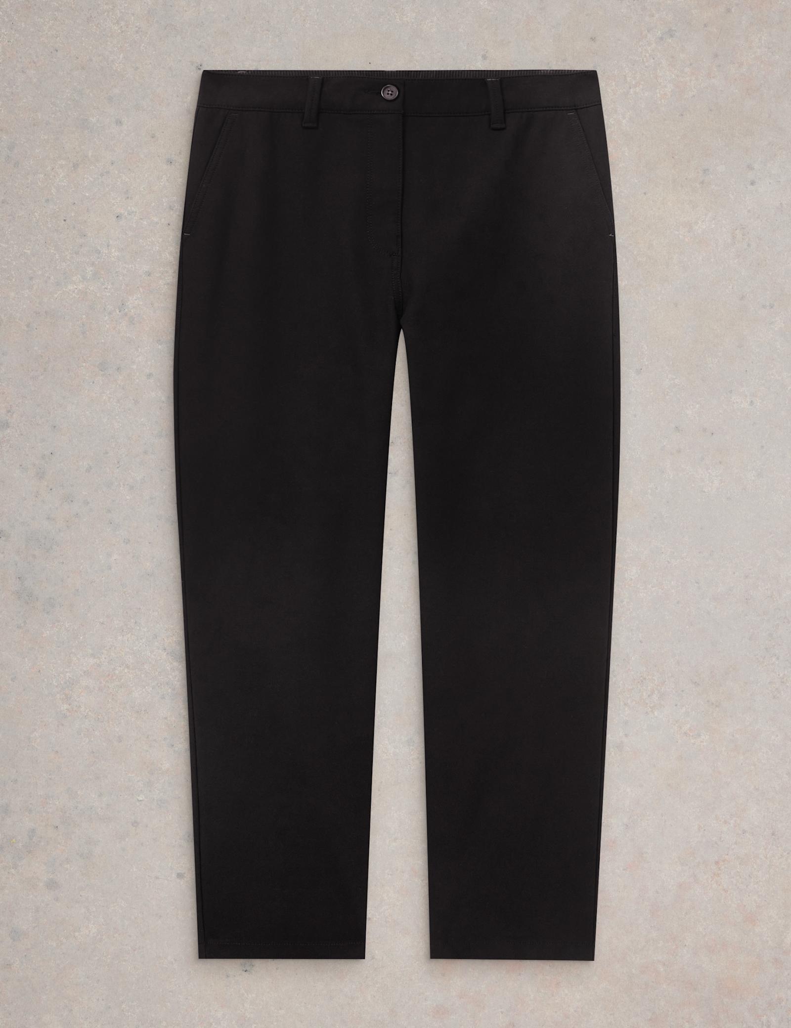 Cotton Rich Slim Fit Ankle Grazer Trousers - image 1