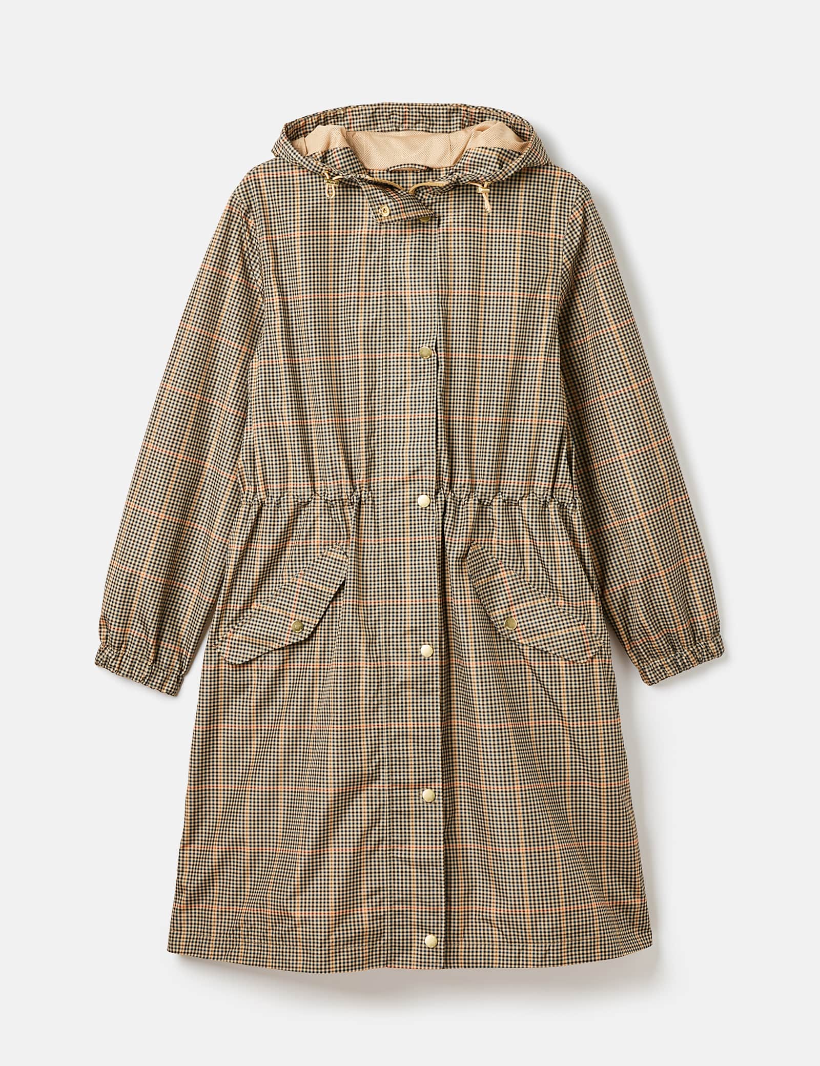 Waterproof Checked Lightweight Raincoat - image 1
