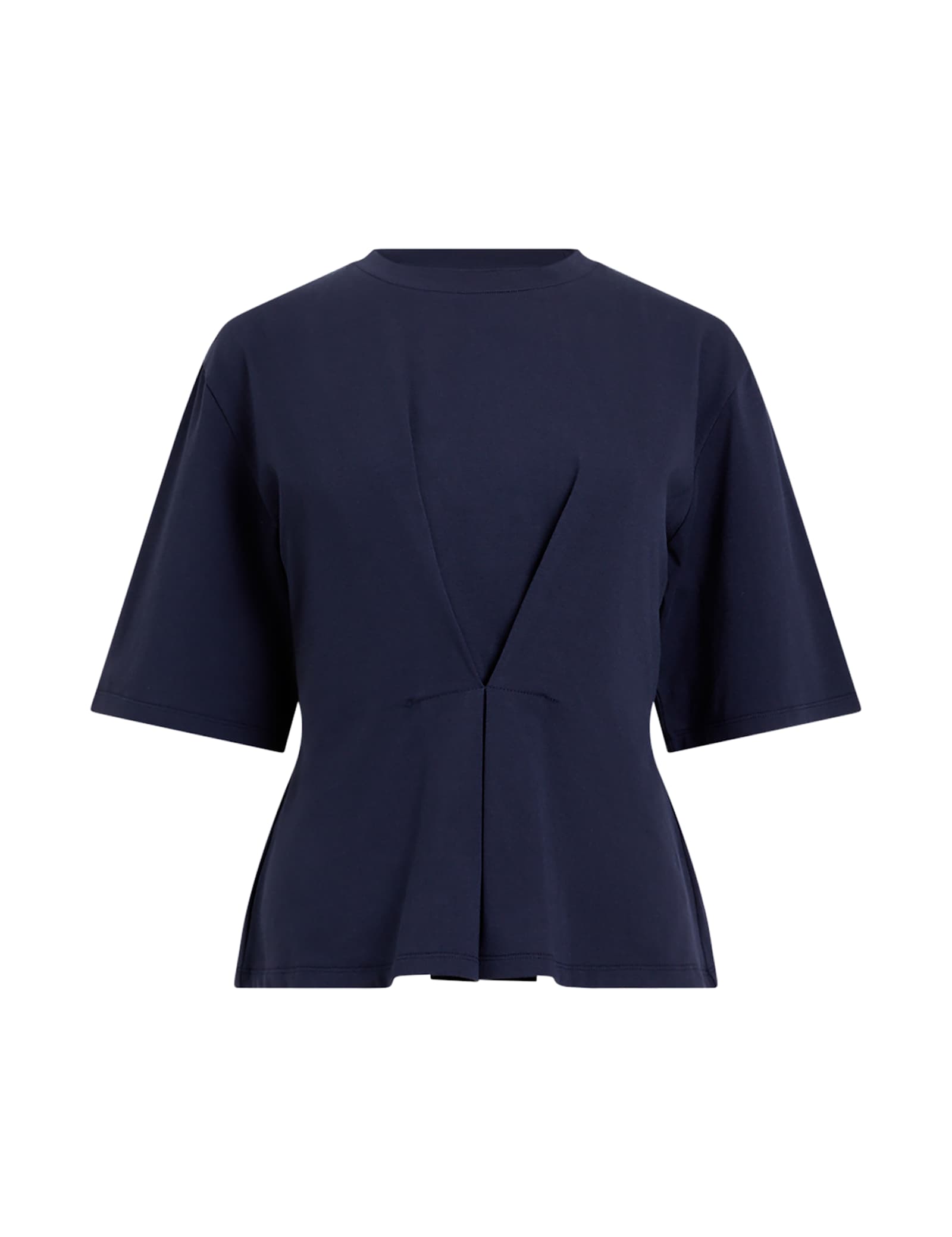 Cotton Rich Fitted Peplum Top - image 1