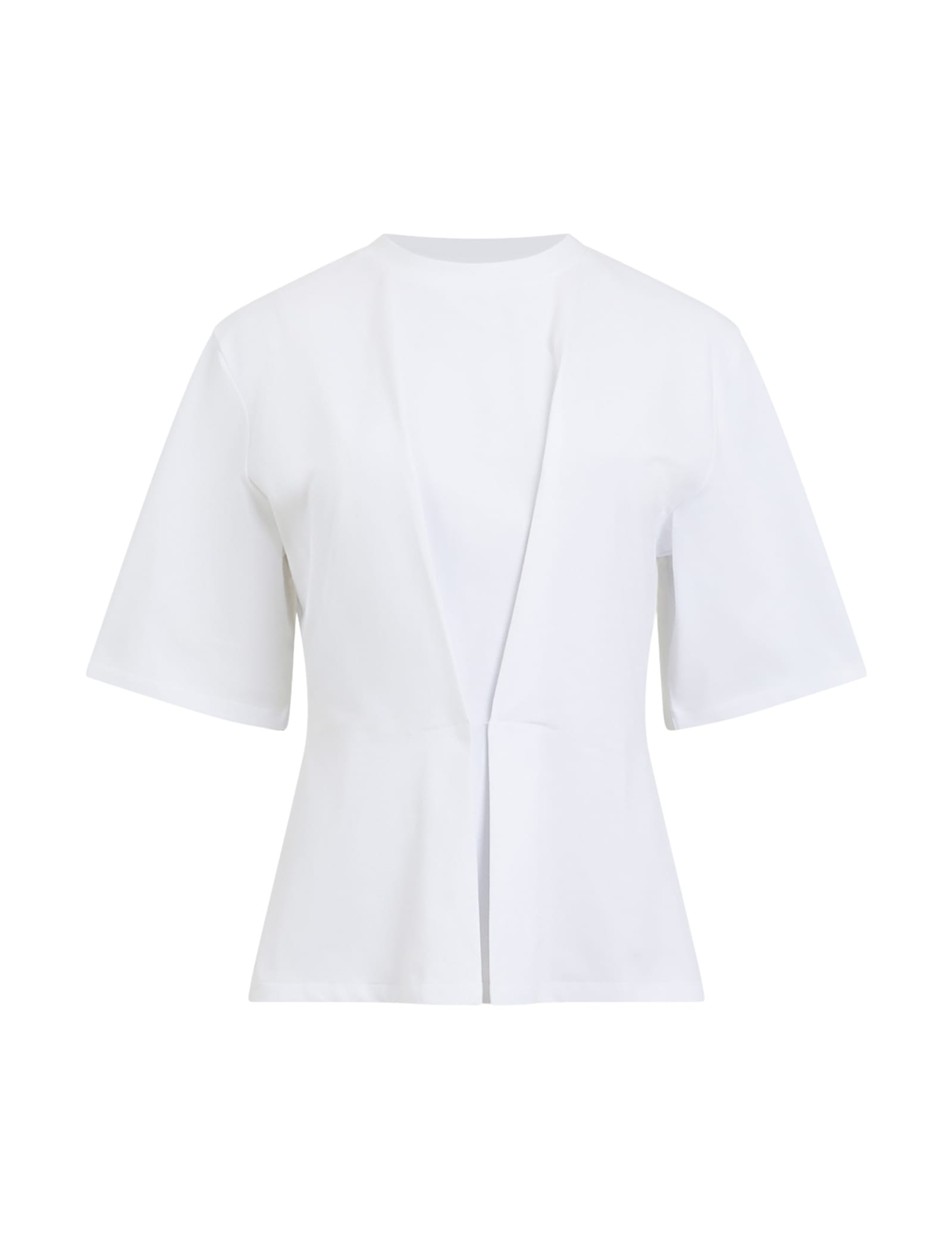 Cotton Rich Fitted Peplum Top - image 2