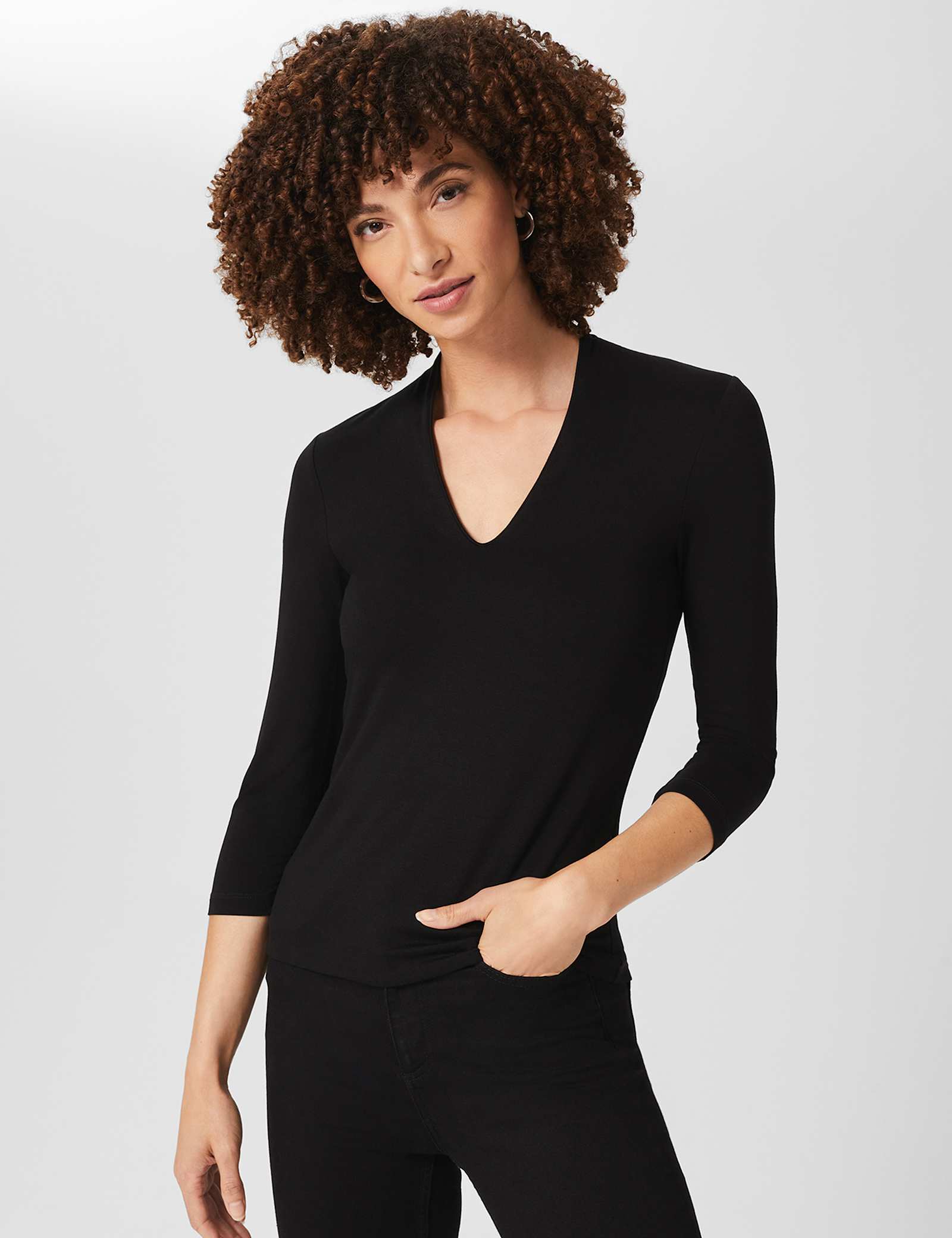 Jersey Fitted Top - image 2