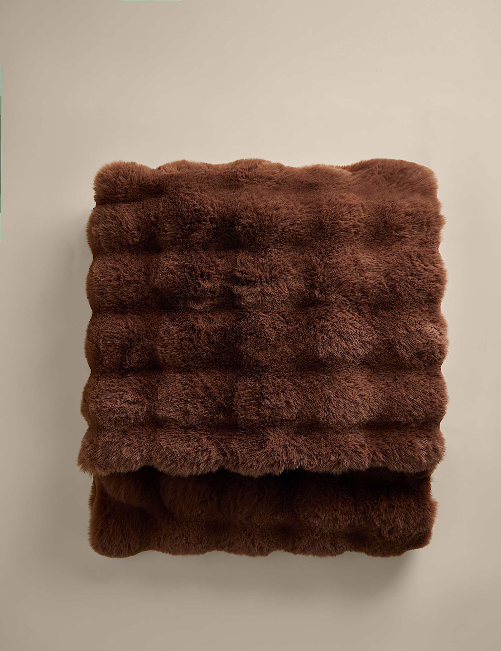 Bubble Faux Fur Throw - CY
