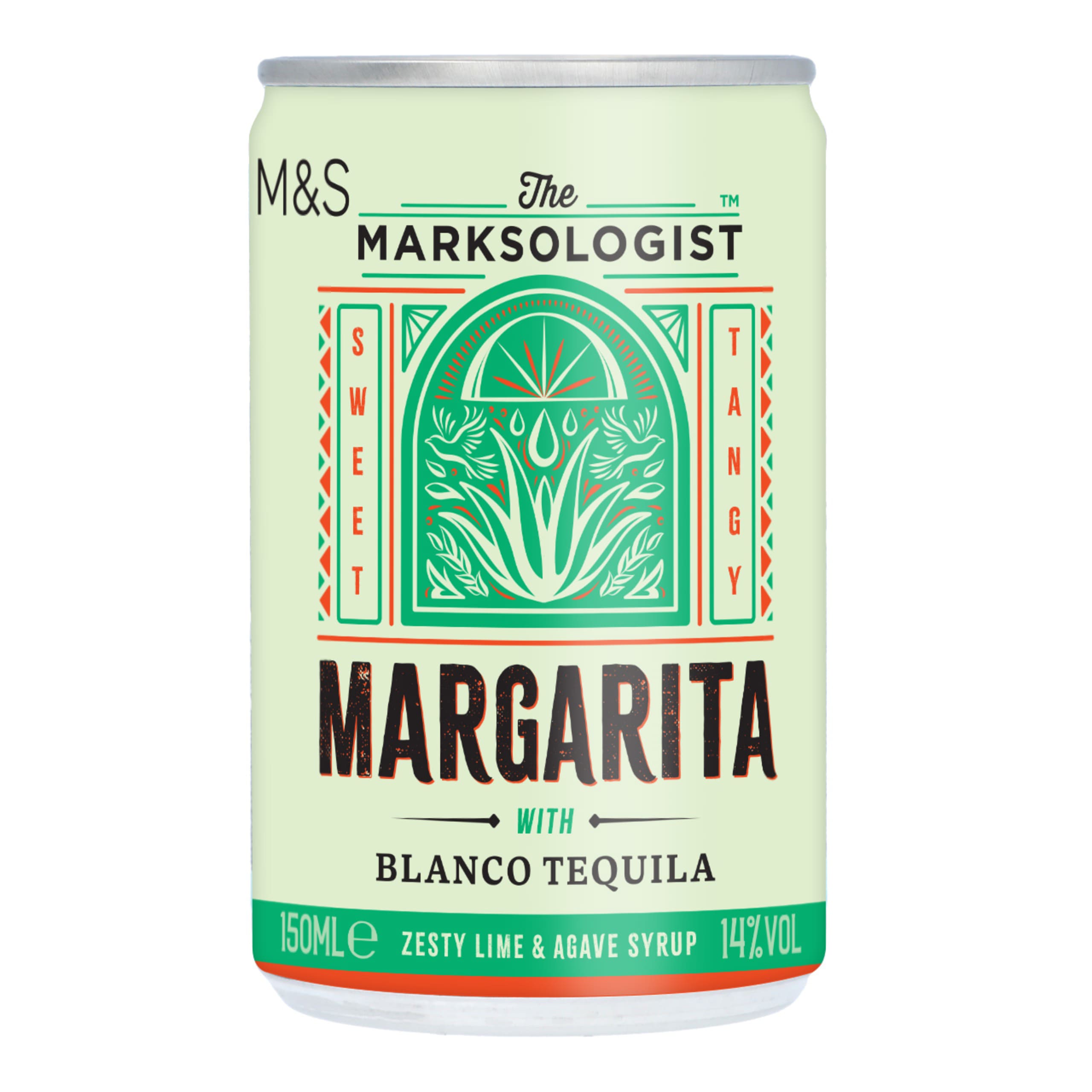 M&S The Marksologist Margarita 14% ABV 150ml canned cocktail
