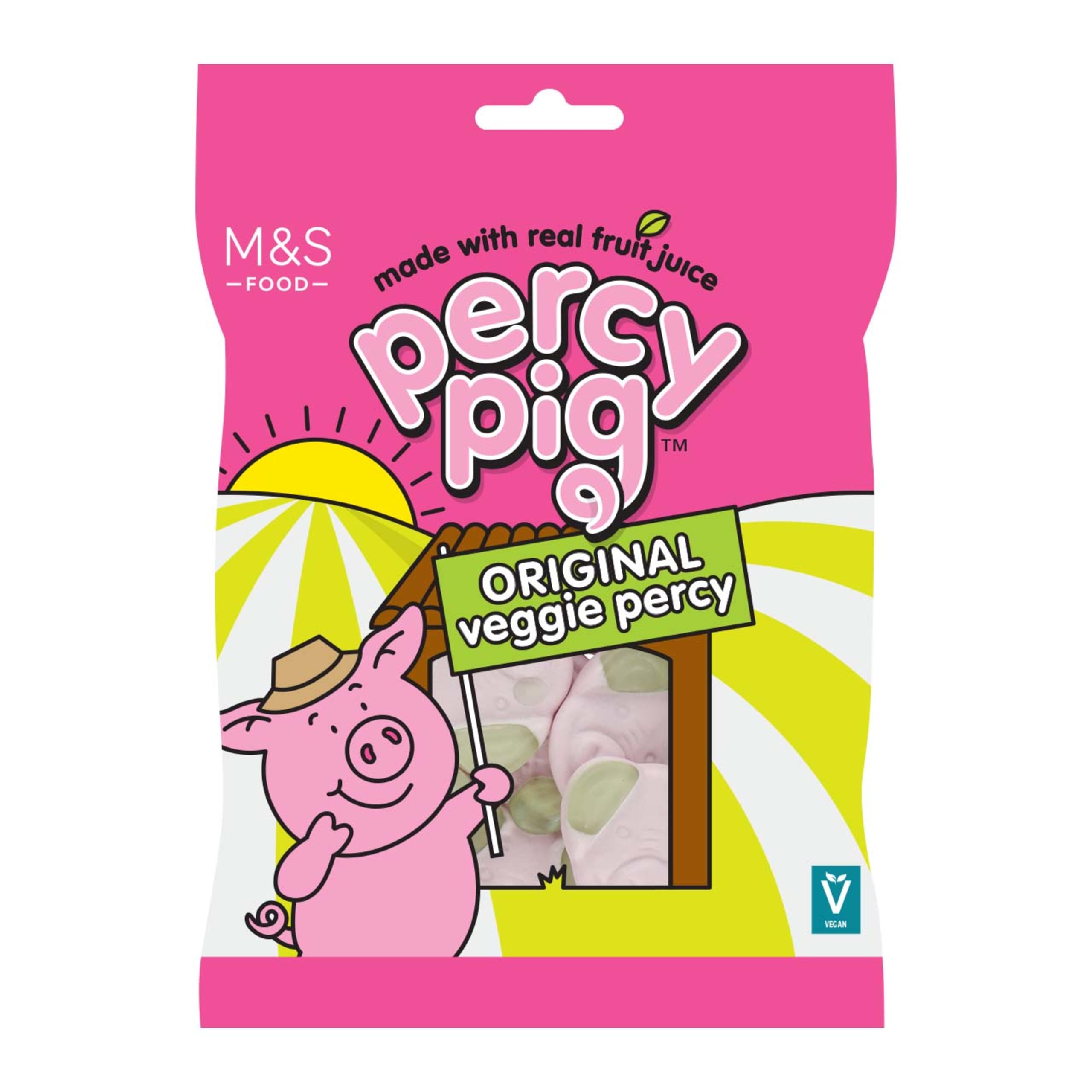 Percy Pig Original Veggie Fruit Gums 1 of 1