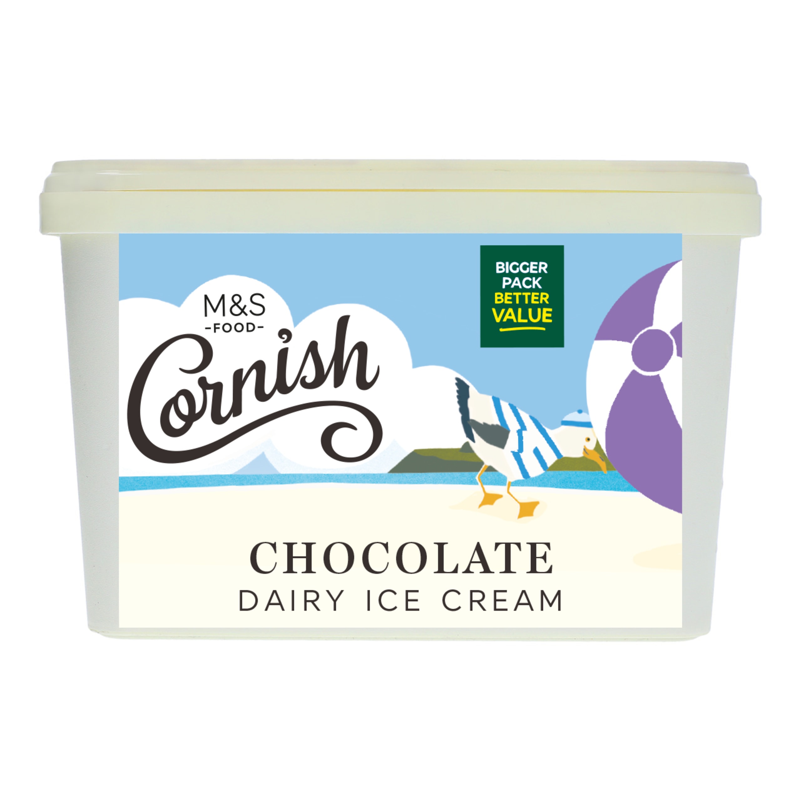 Cornish Chocolate Dairy Ice Cream 1 of 1