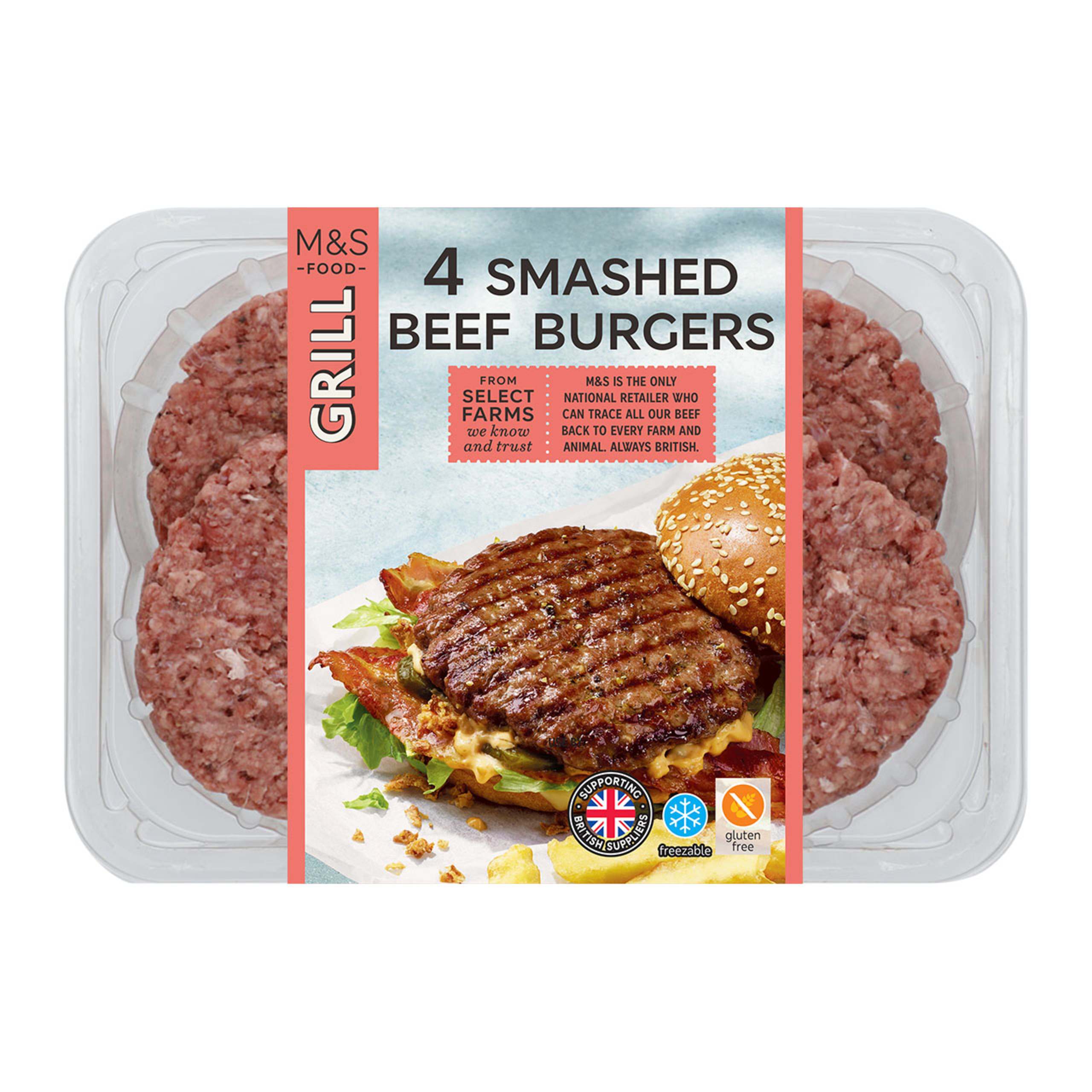Smashed Beef Burgers 1 of 3
