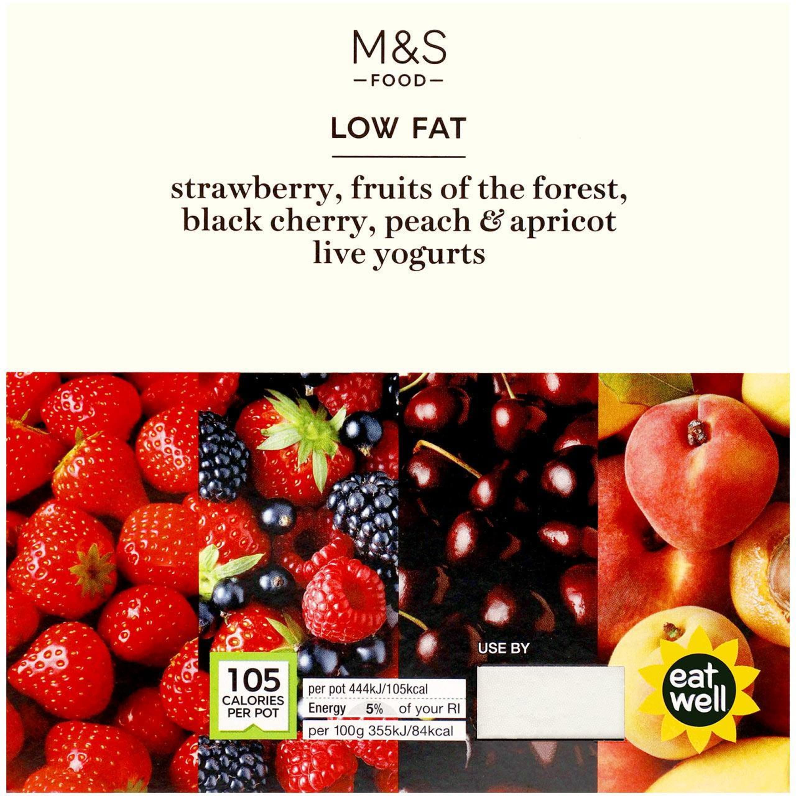 Low Fat Fruit Live Yogurts 1 of 1