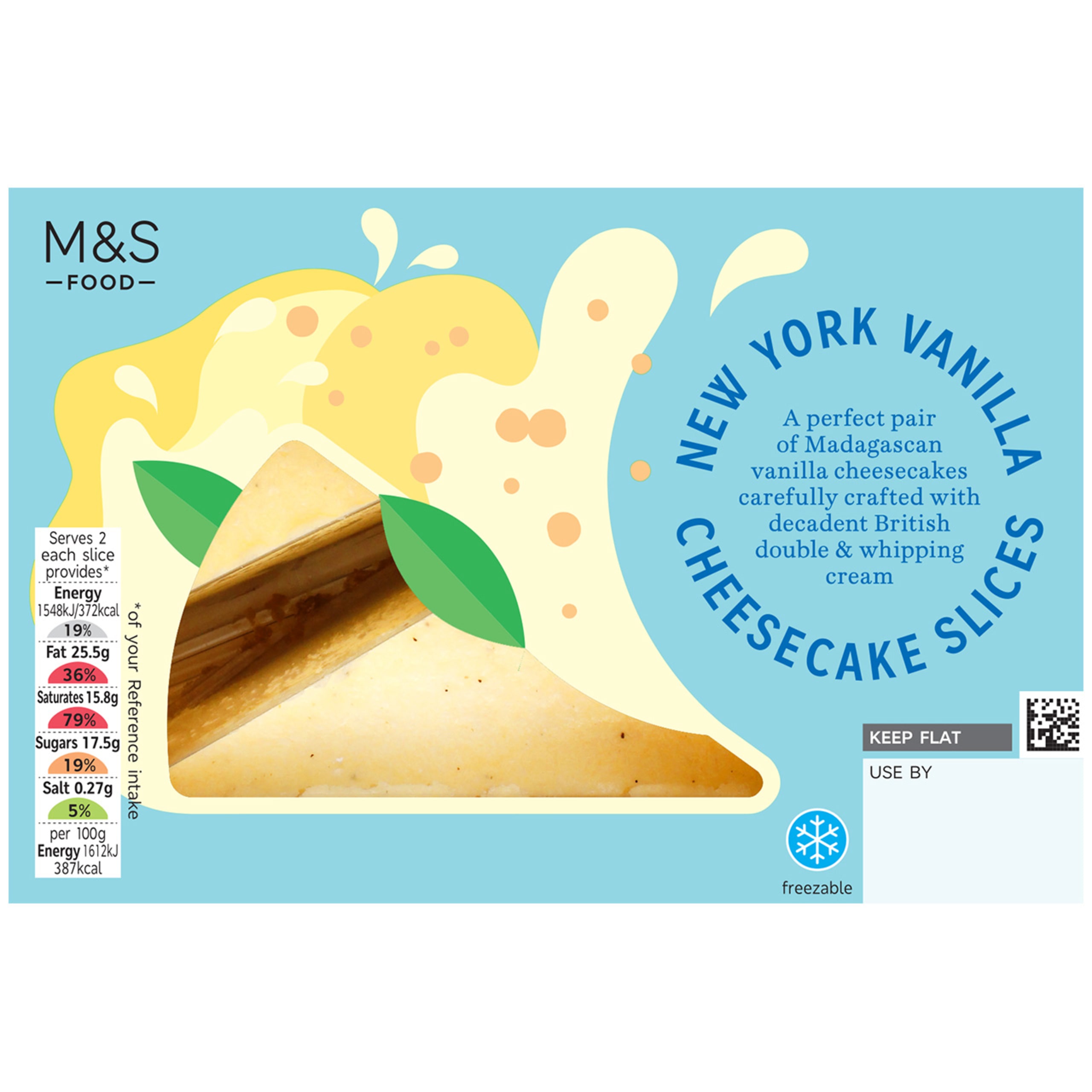 New York Vanilla Cheesecake Slices 1 of 1