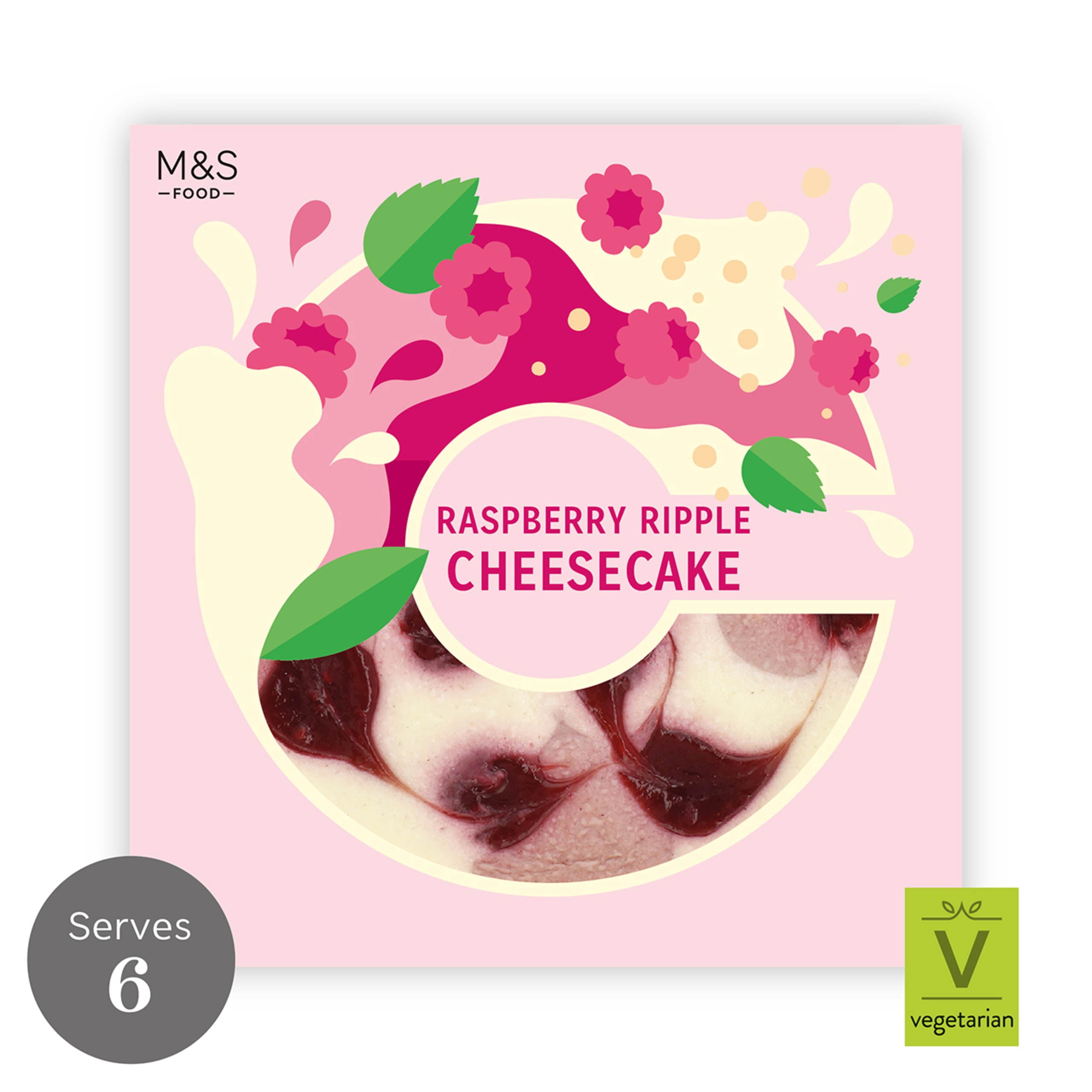 Raspberry Ripple Cheesecake 1 of 3