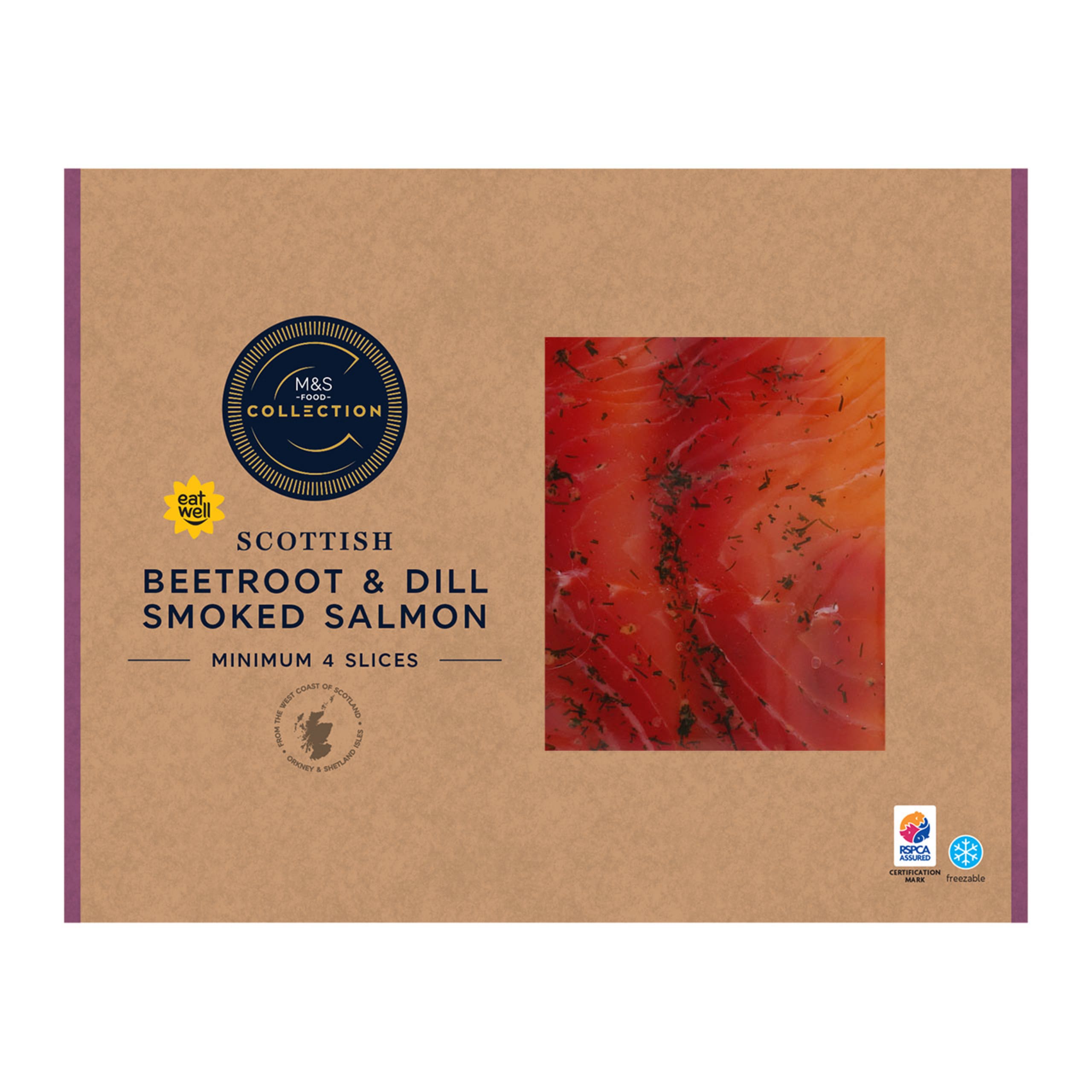 Collection Scottish Beetroot, Horseradish and Dill Smoked Salmon 1 of 2