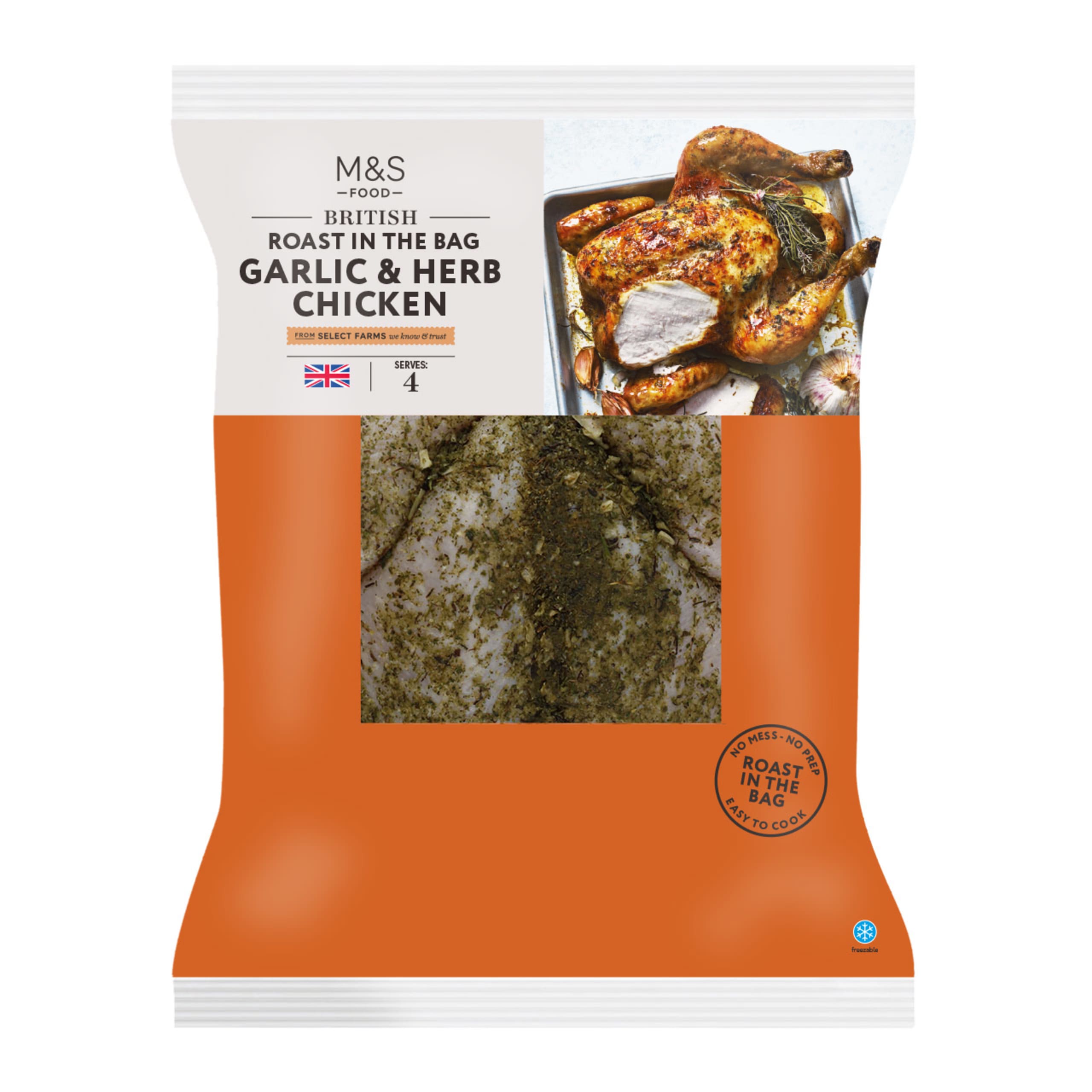 British Roast in the Bag Garlic and Herb Chicken 1 of 1