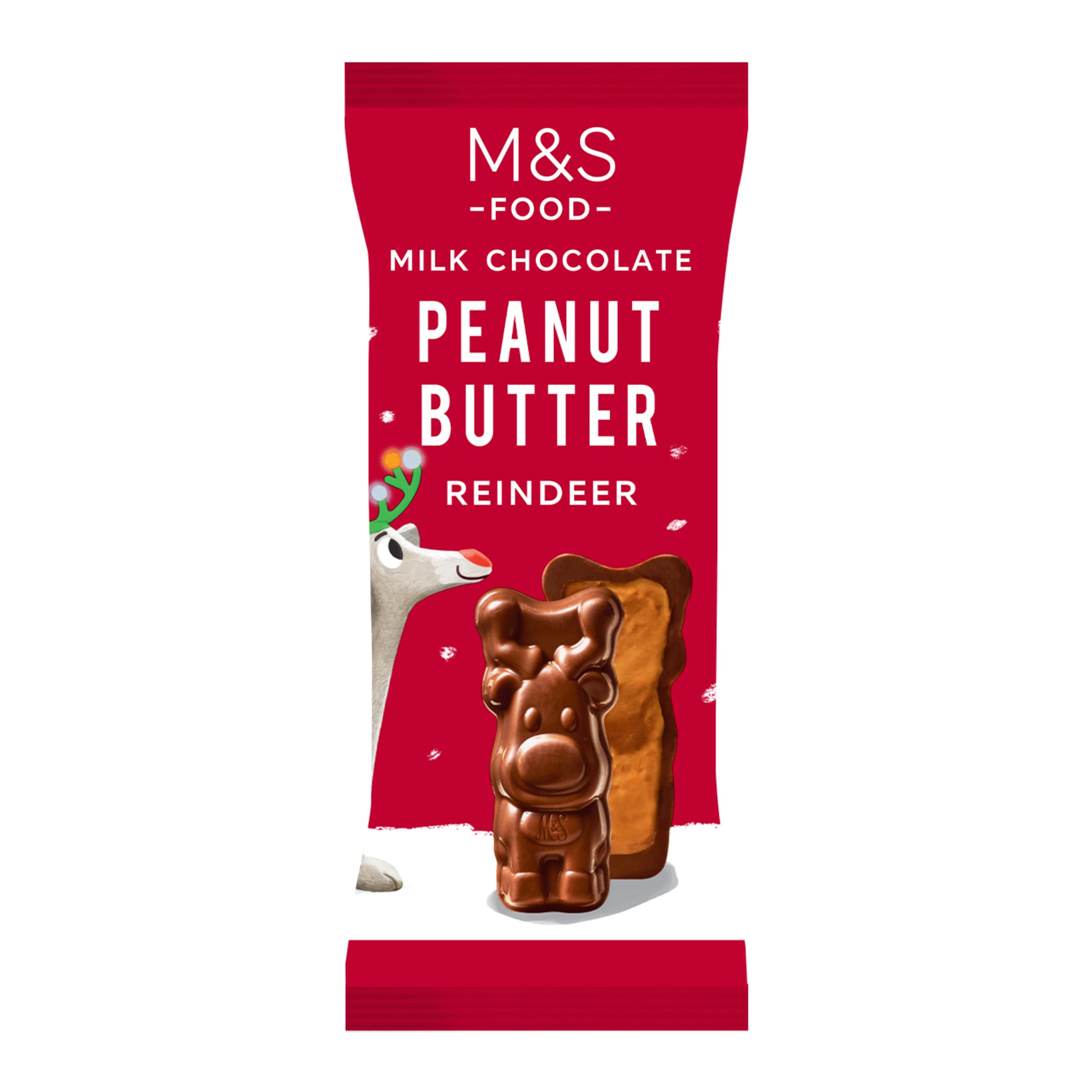 Milk Chocolate Peanut Butter Reindeer 1 of 3