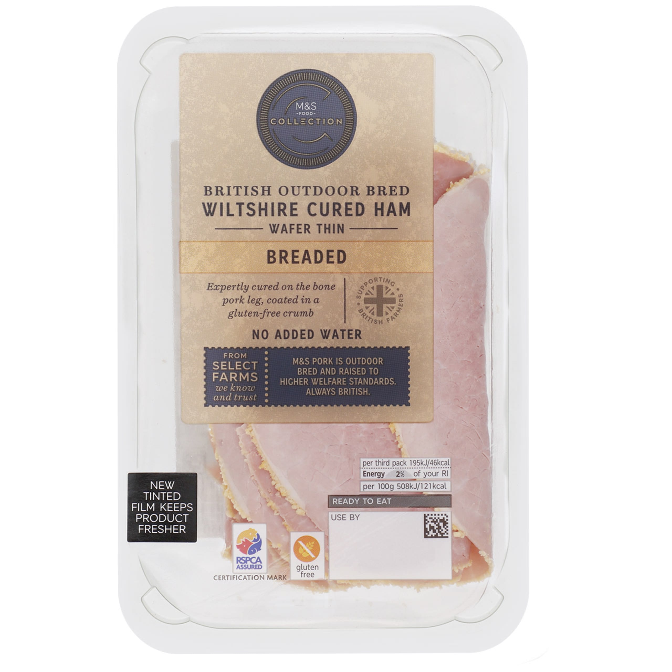 British Wafer Thin Breaded Ham 1 of 1