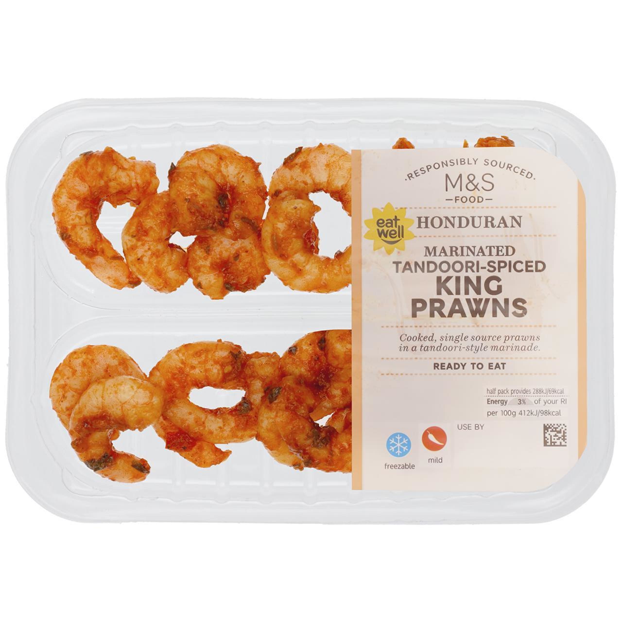 Honduran Marinated Tandoori-Spiced King Prawns 1 of 1