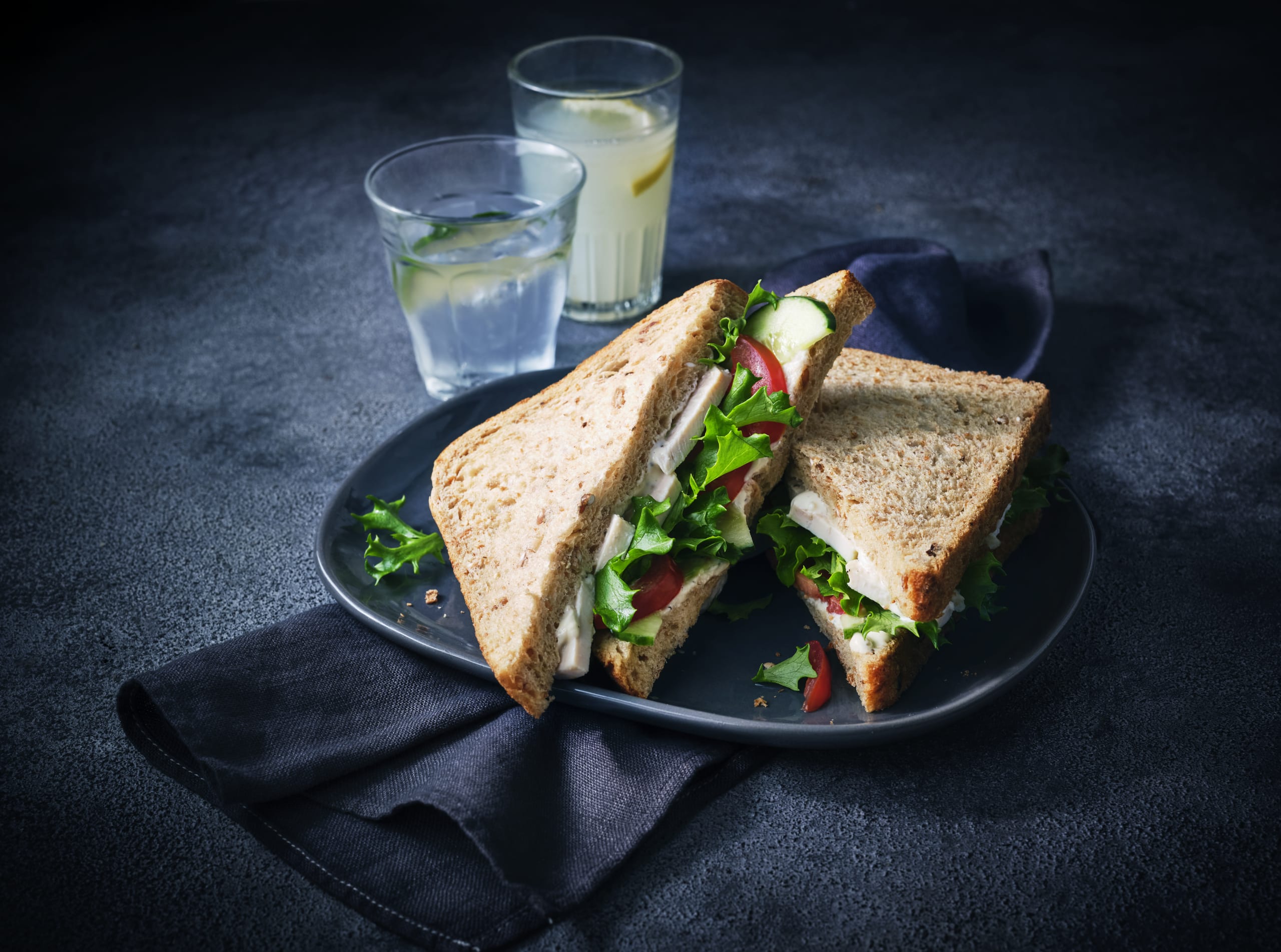 Roast Chicken and Salad Sandwich 2 of 2