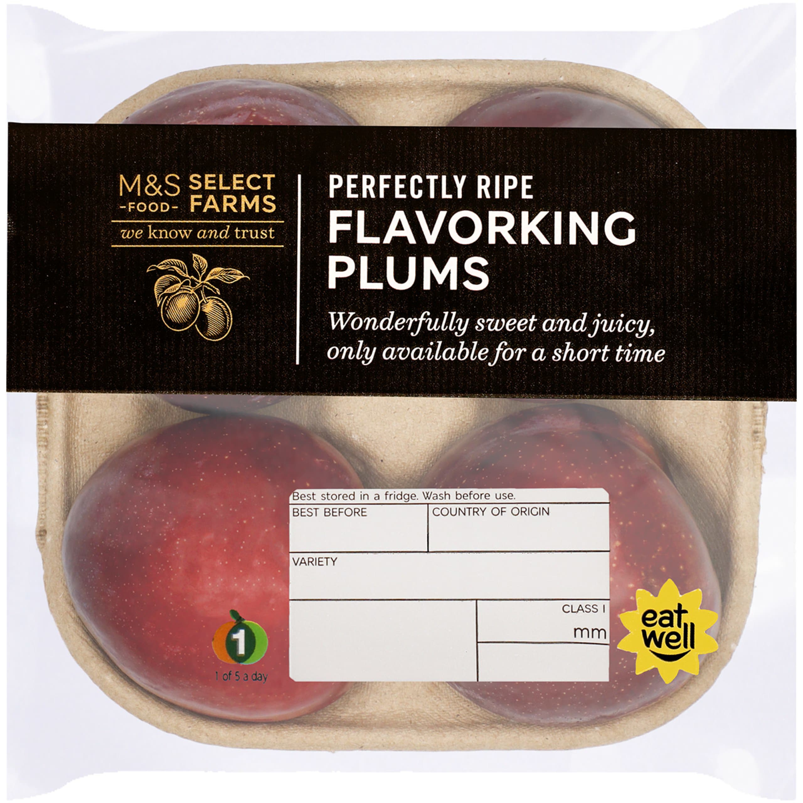 Perfectly Ripe FlavorKing Plums 1 of 1