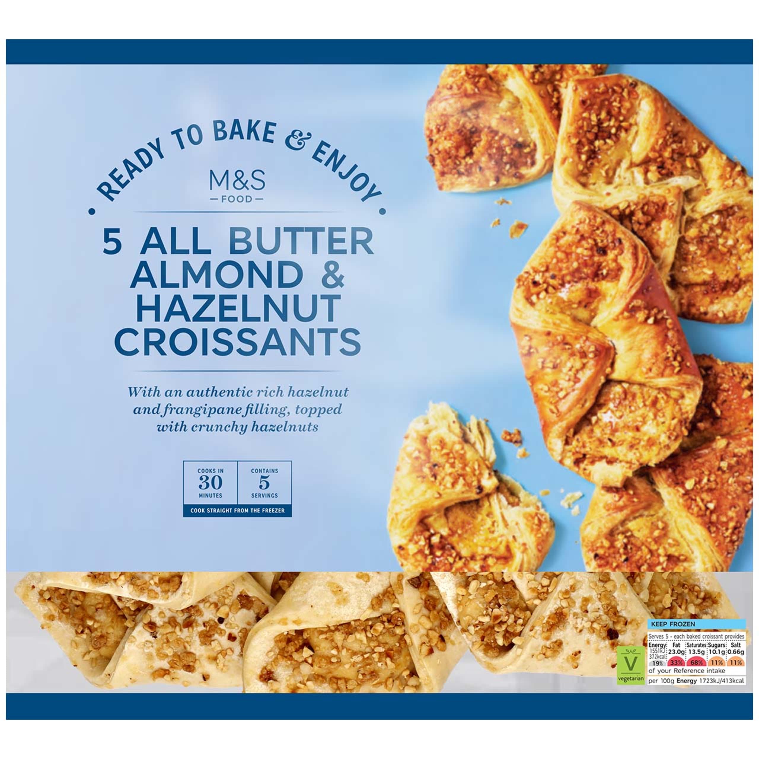 Ready to Bake All Butter Almond and Hazelnut Croissants 1 of 1