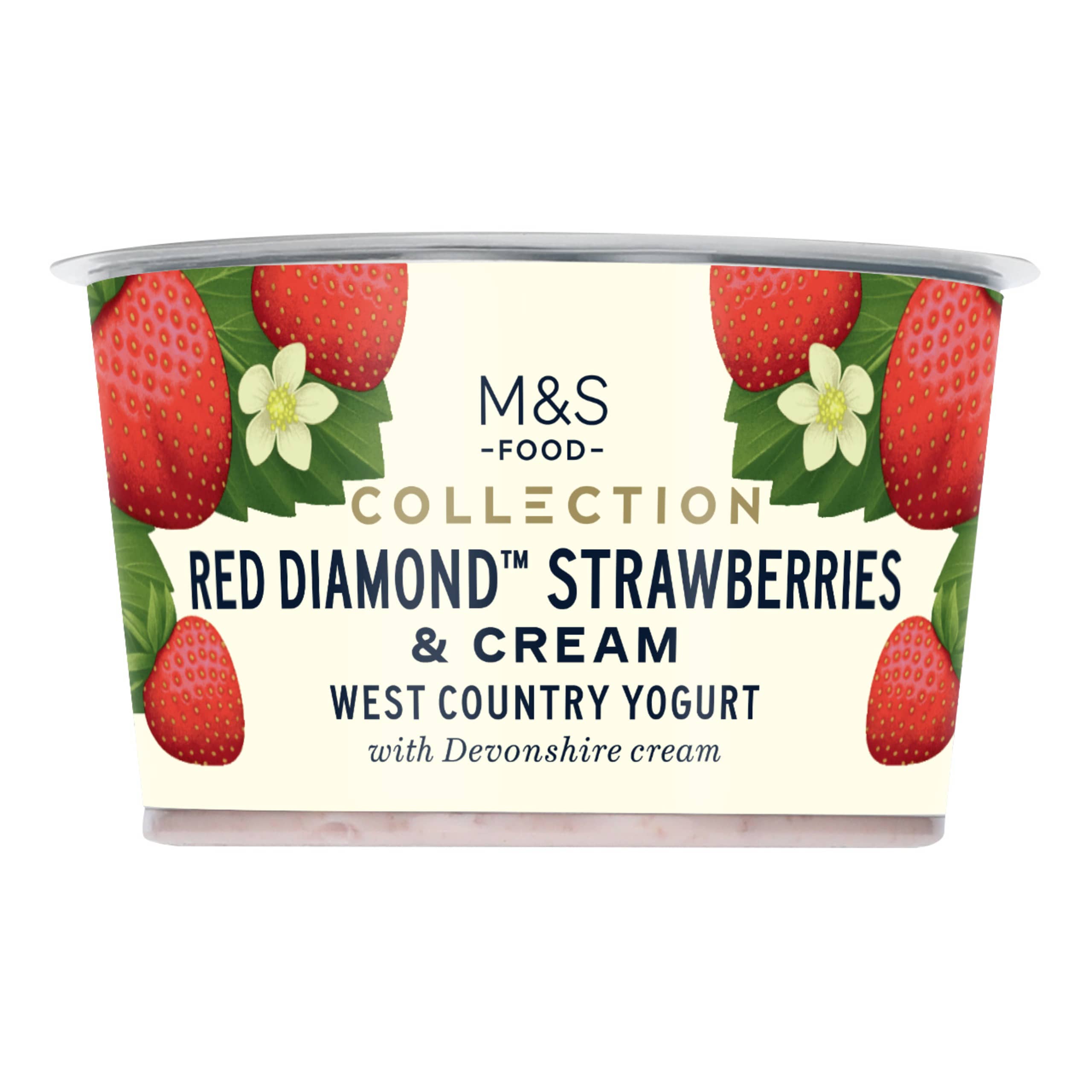 Red Diamond™ Strawberries & Cream West Country Yogurt 1 of 2