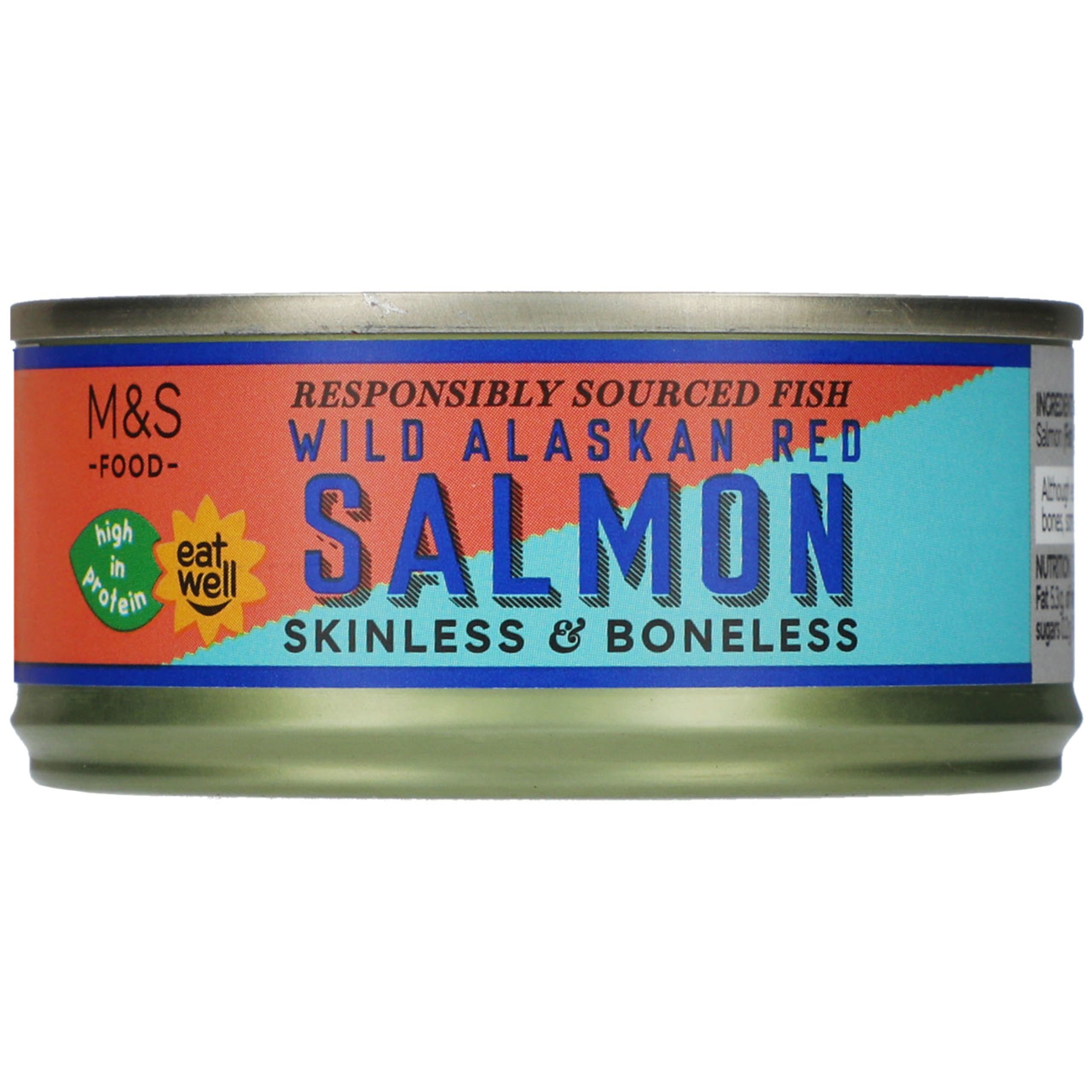 Wild Alaskan Red Salmon Skinless & Boneless 1 of 1