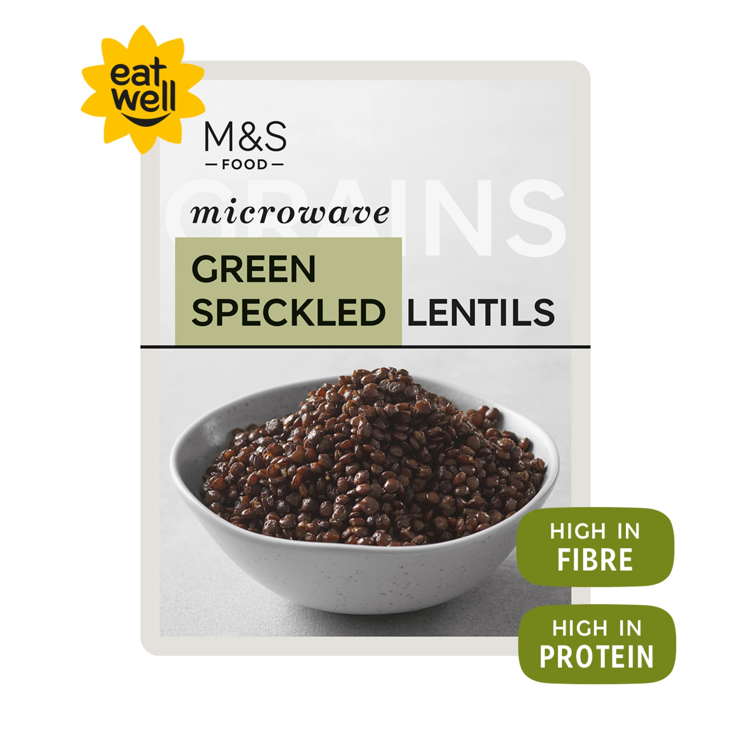 Microwave Green Speckled Lentils 1 of 2