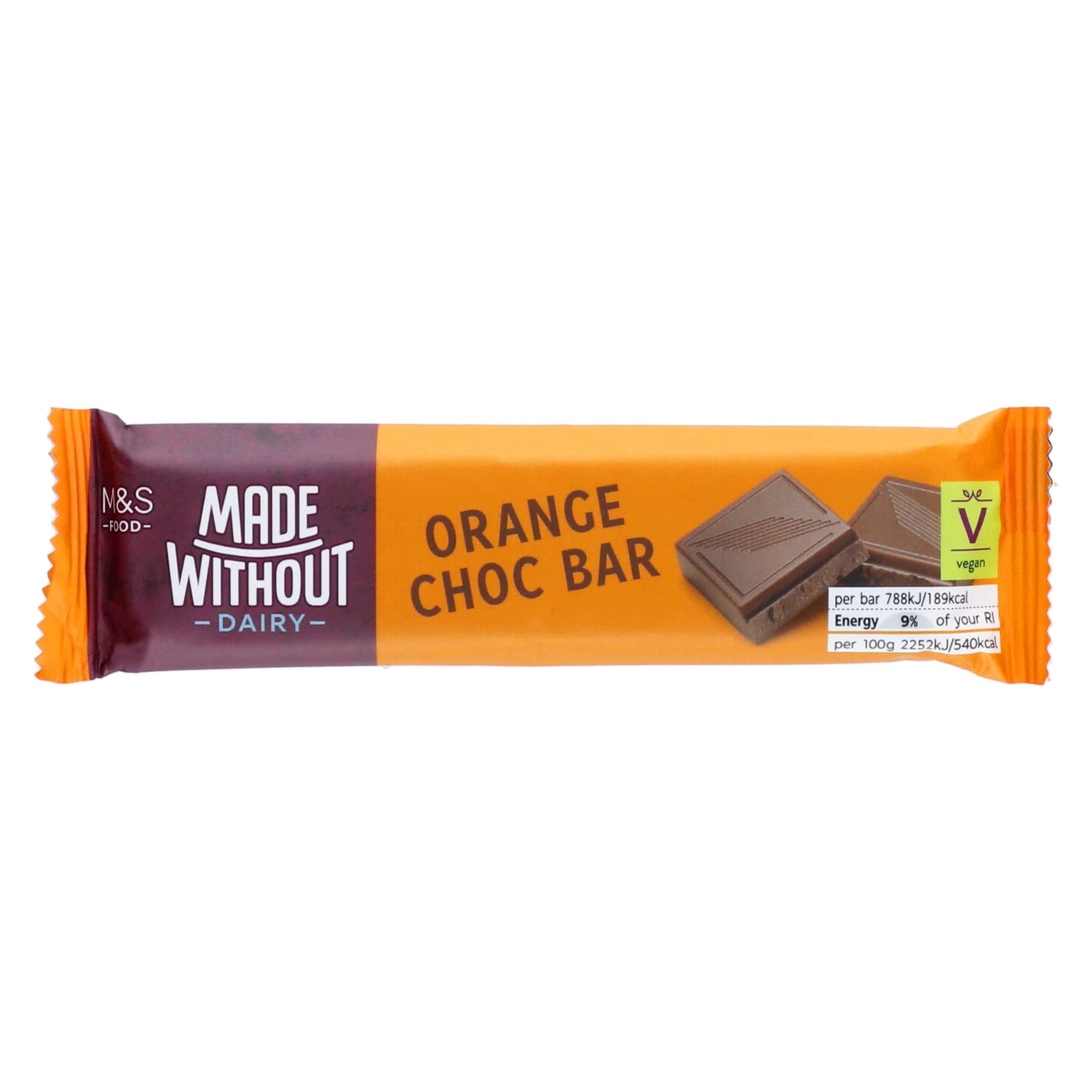 Made Without Dairy Orange Chocolate Bar 1 of 1
