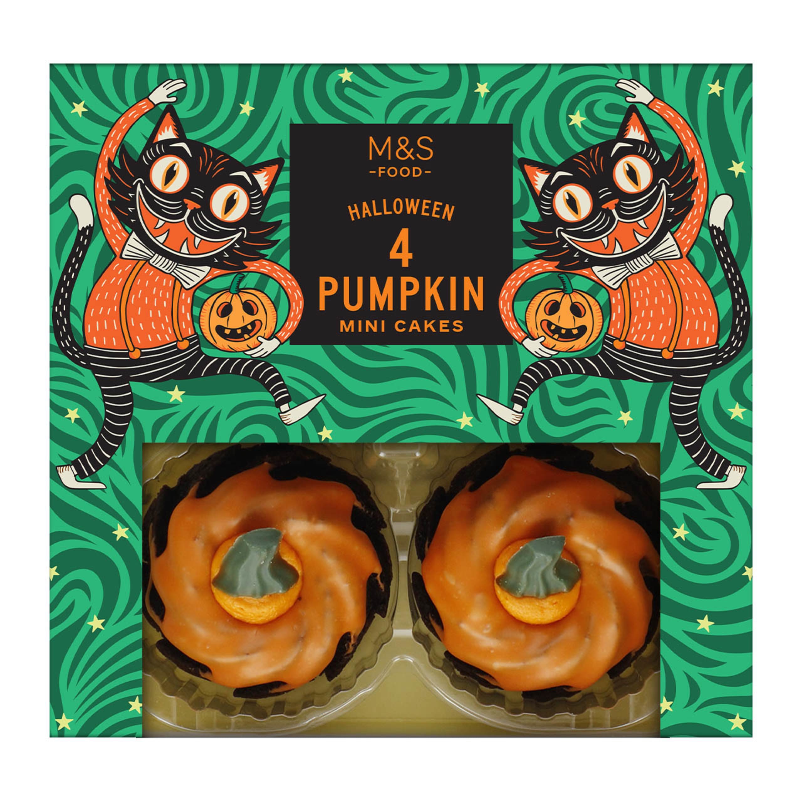 Mini Halloween Pumpkin Cakes 1 of 1