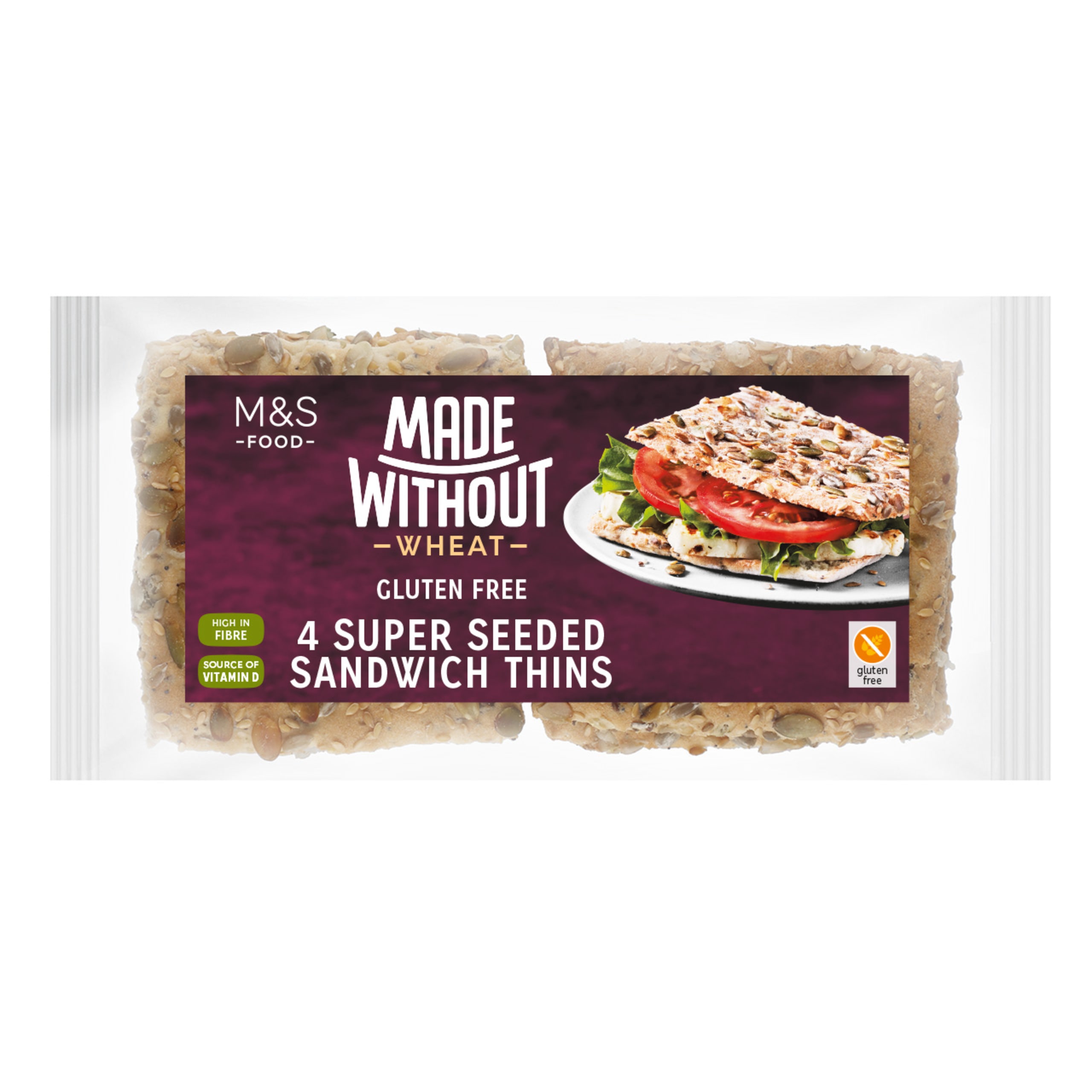 4 Super Seeded Sandwich Thins 1 of 1