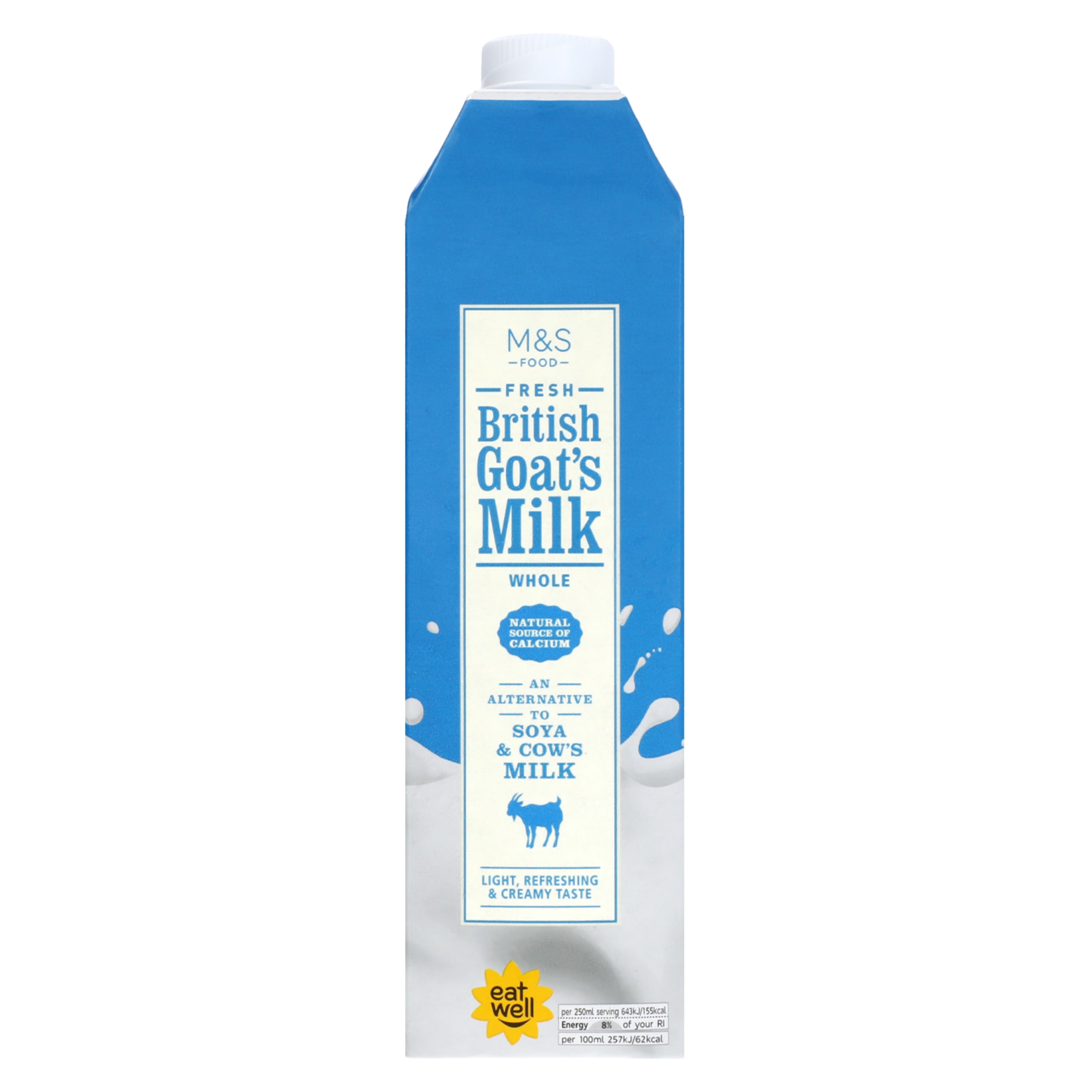 Fresh British Whole Goat’s Milk 1 of 1