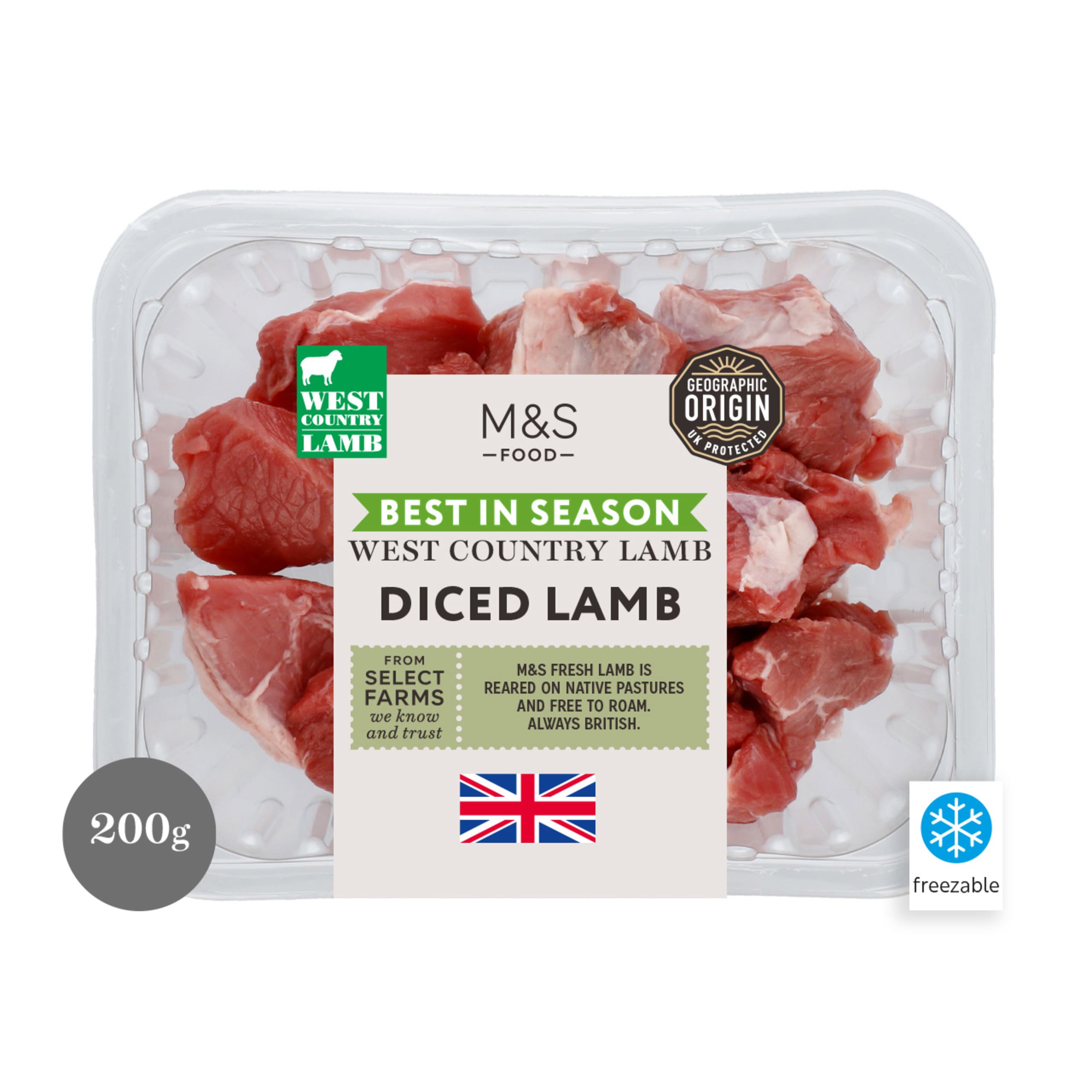 British West Country Diced Lamb 1 of 1