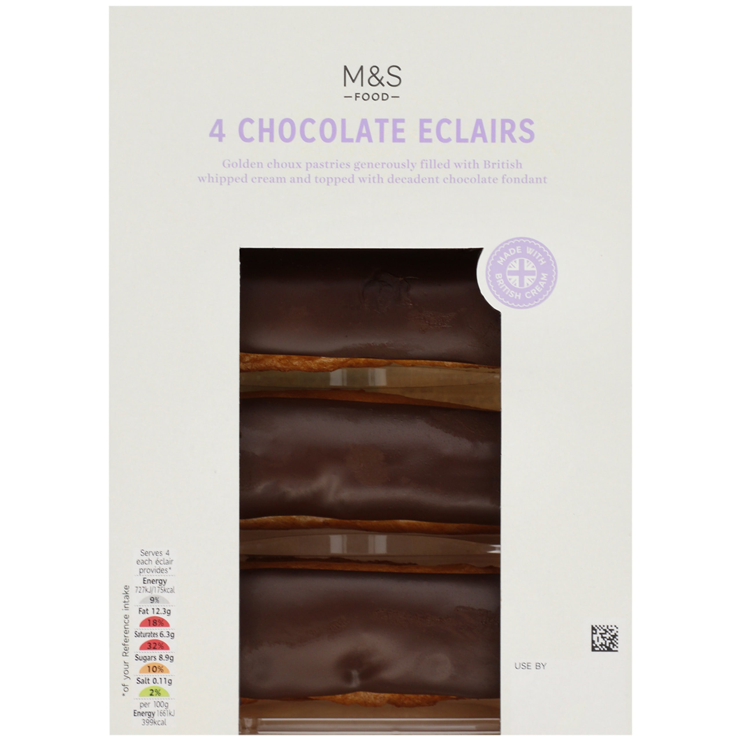 4 Chocolate Eclairs 1 of 1