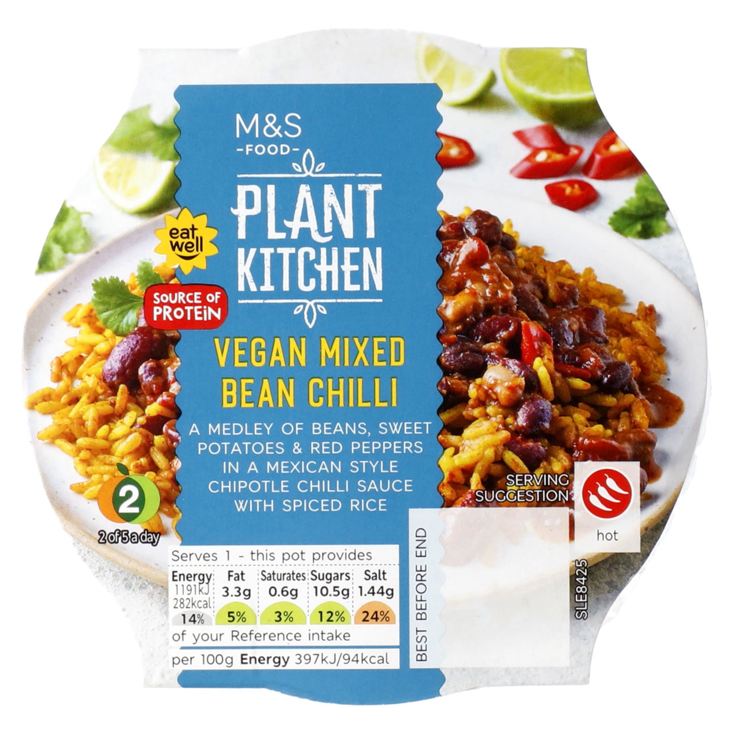 Plant Kitchen Vegan Mixed Bean Chilli 1 of 1