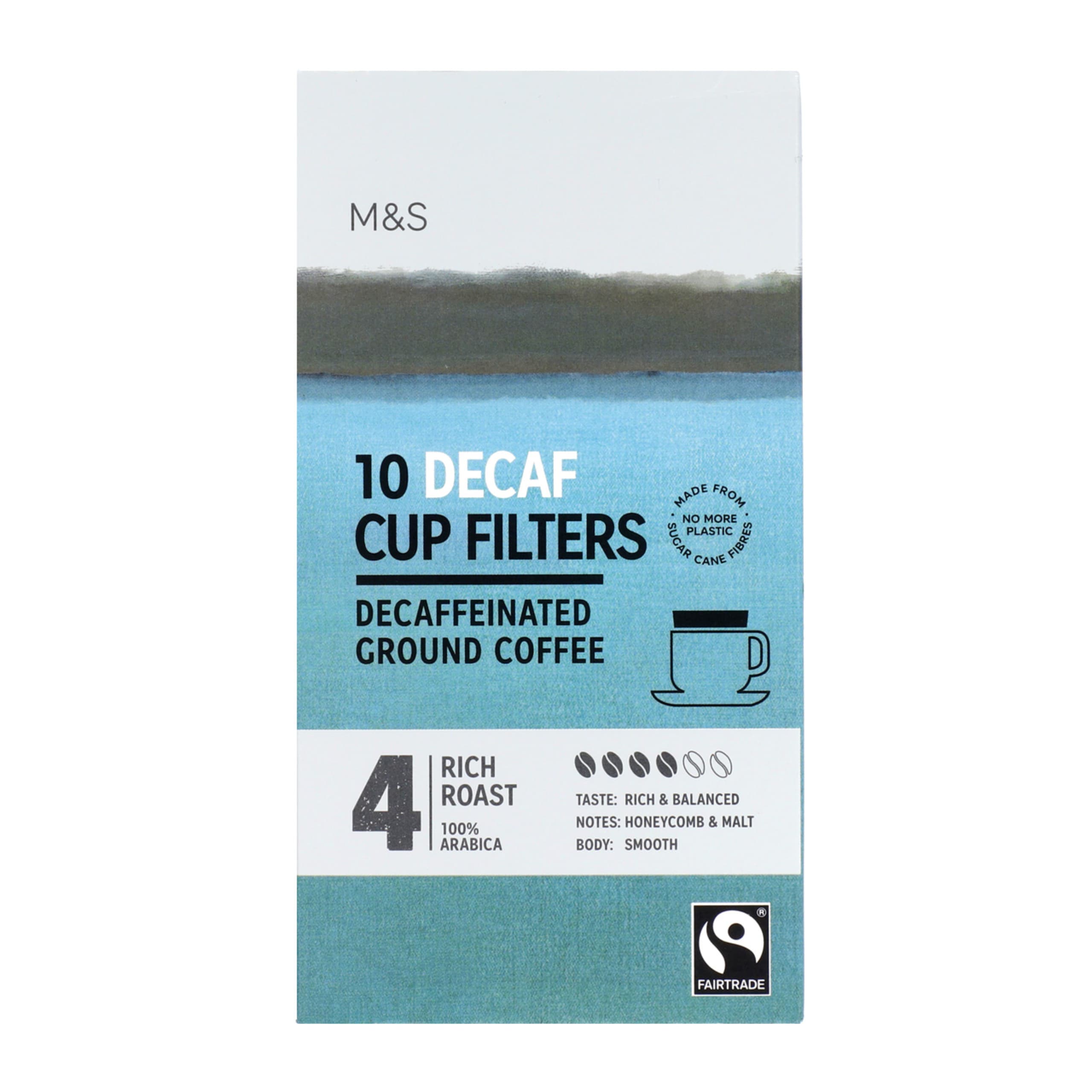 10 Fairtrade Decaf Medium Roast Coffee Filters 1 of 1