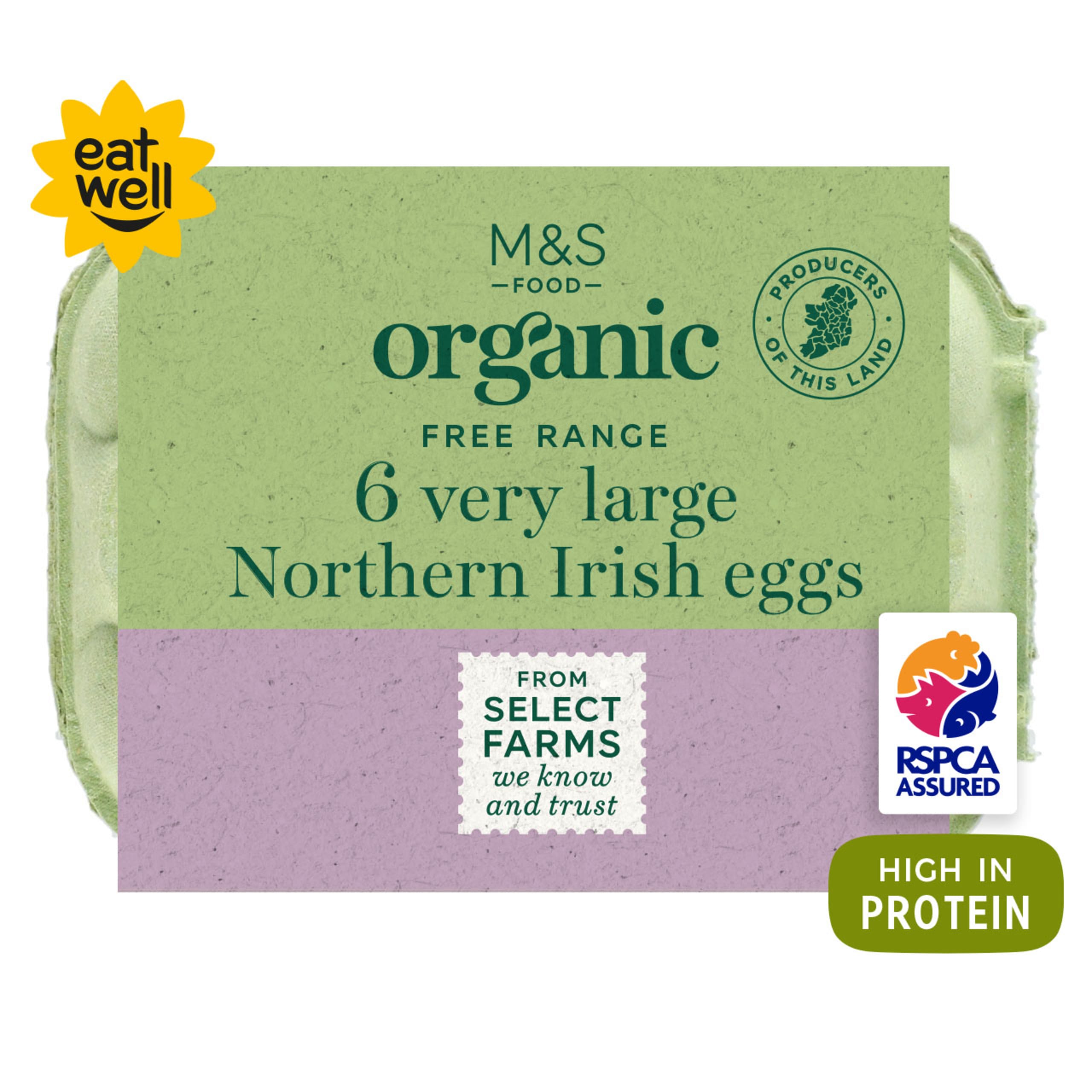 Organic Very Large Northern Irish Eggs 1 of 1