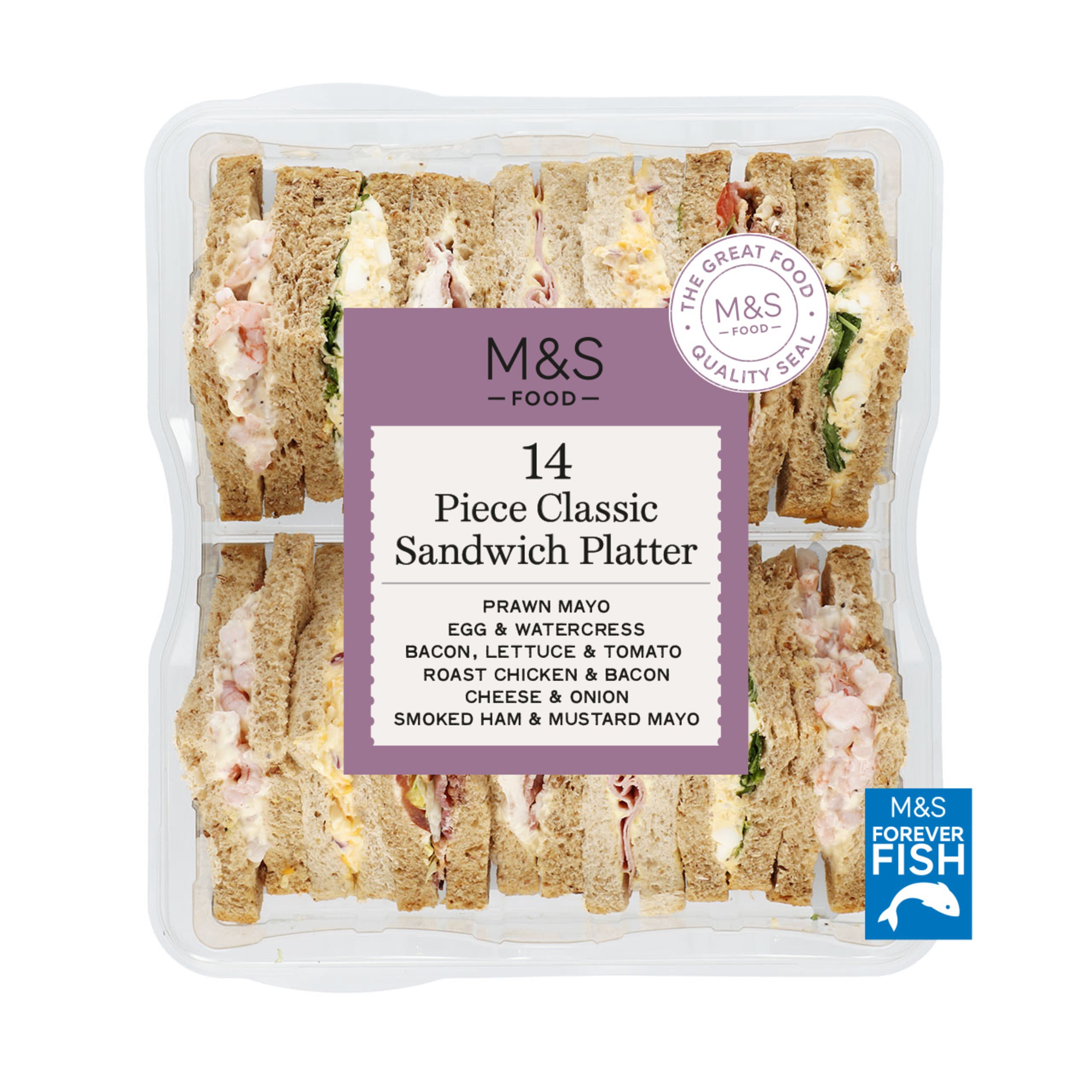14 Piece Classic Sandwich Platter 1 of 1