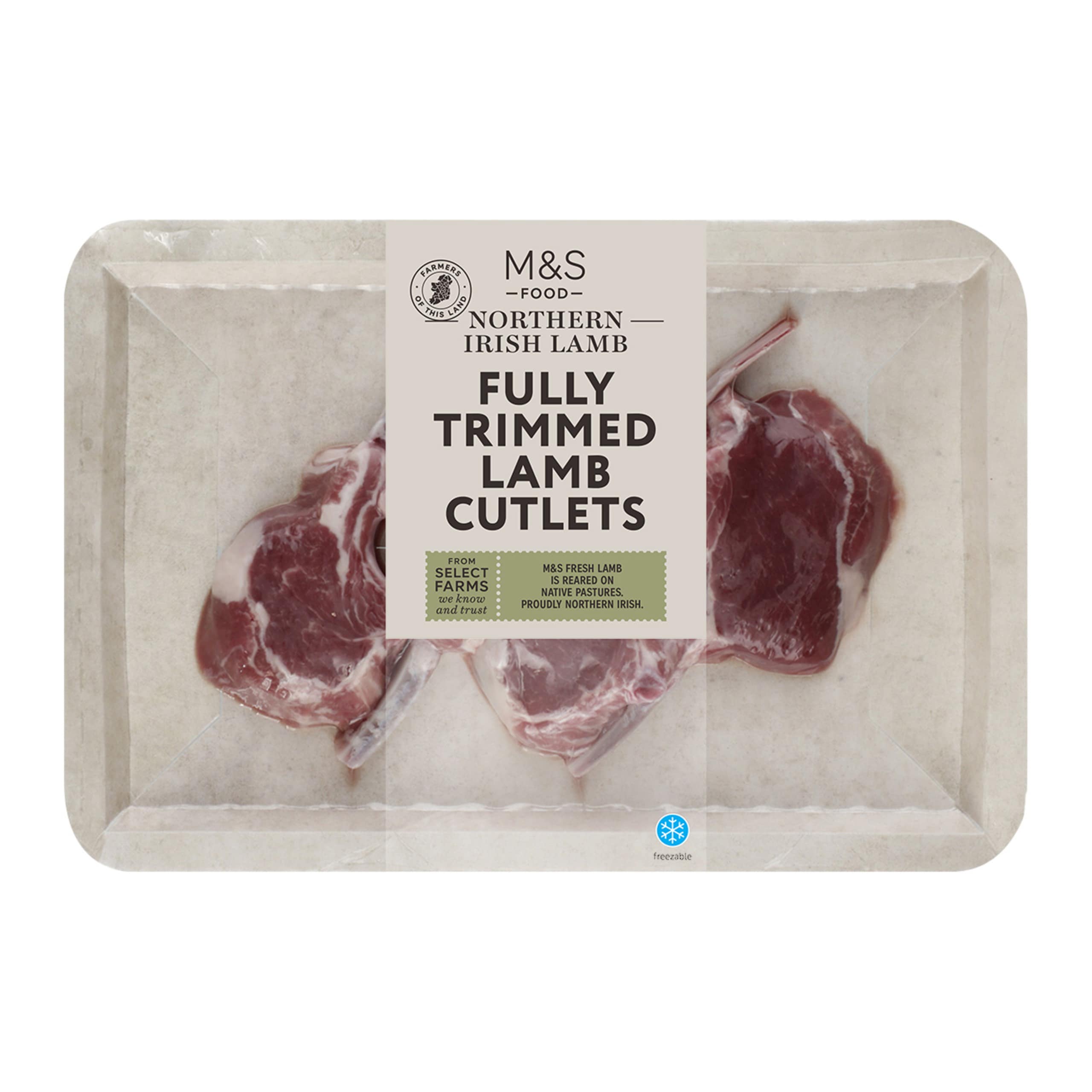 Northern Irish Fully Trimmed Lamb Cutlets 1 of 1