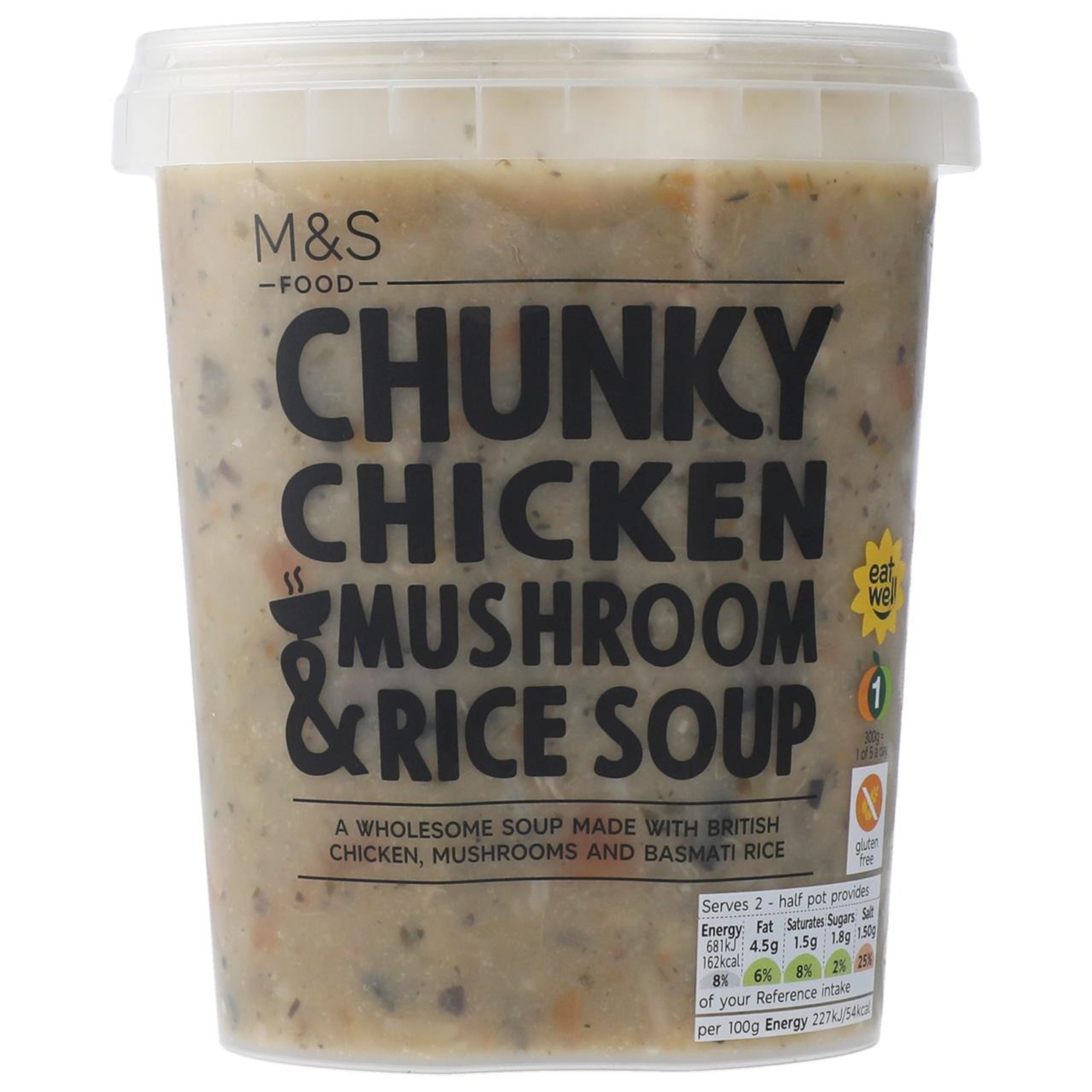 Chicken, Mushroom and Rice Soup 1 of 2
