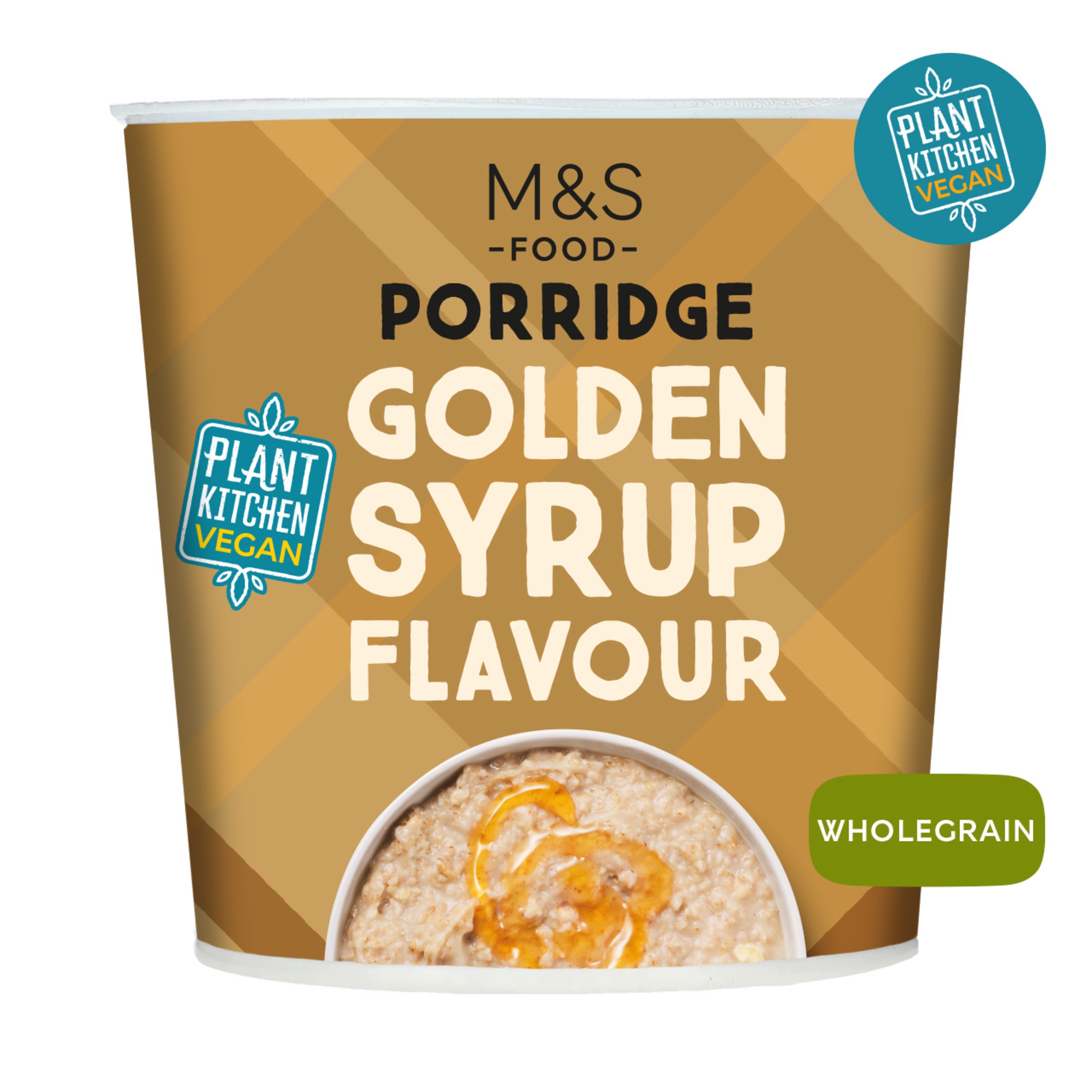 Plant Kitchen Golden Syrup Flavour Porridge 1 of 1