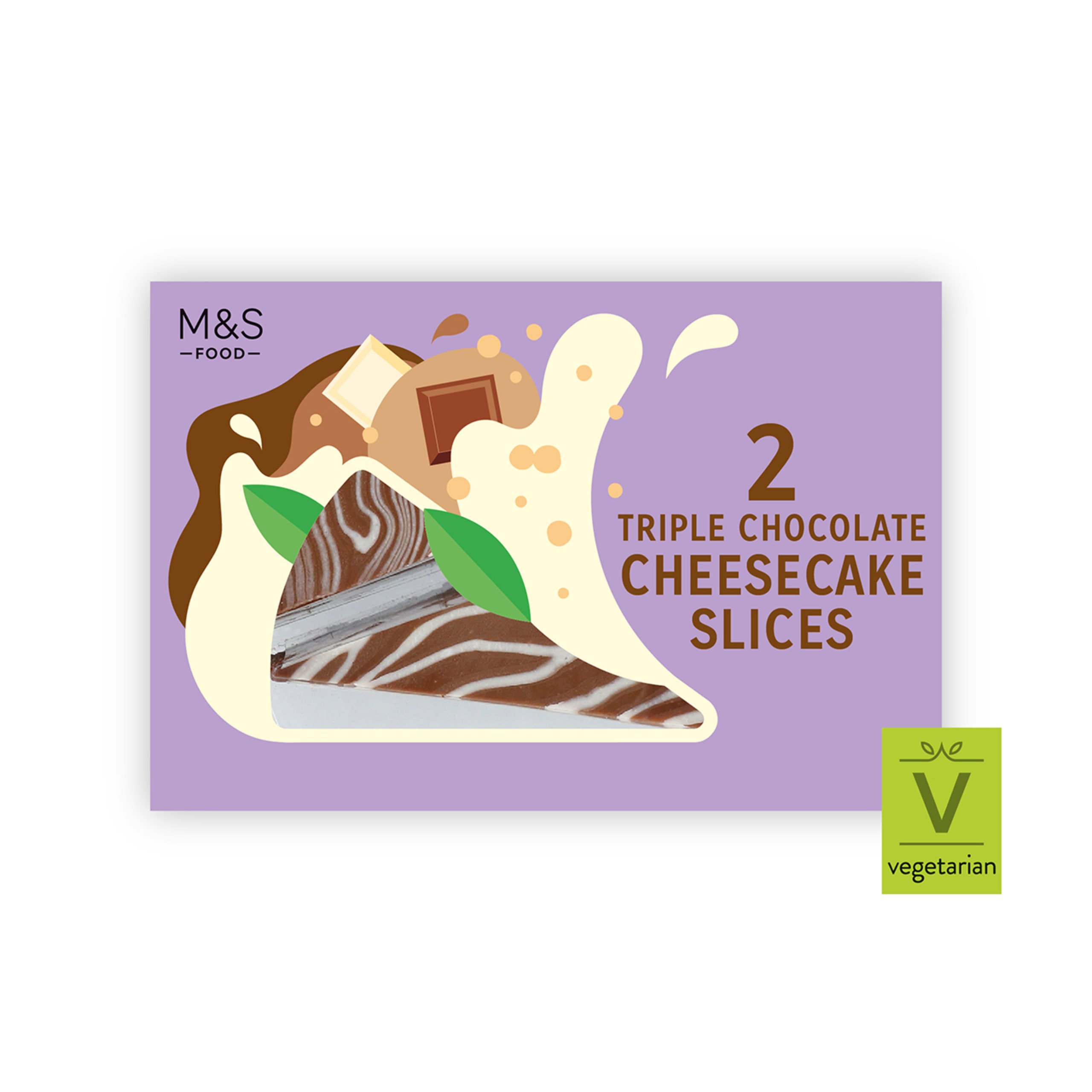 Triple Chocolate Cheesecake Slices 1 of 1
