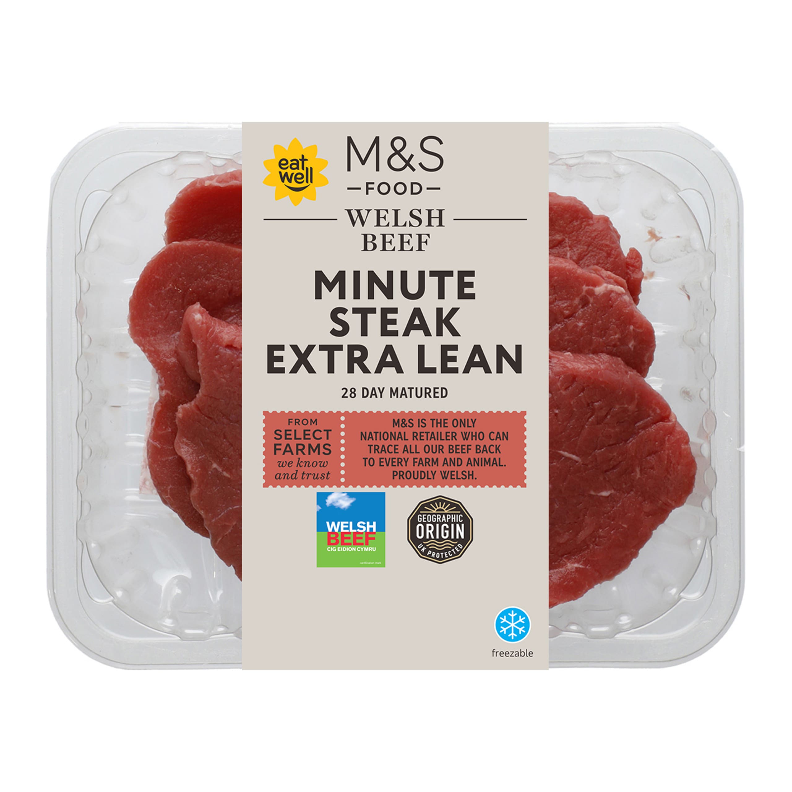 Welsh Extra Lean Minute Steaks 1 of 1