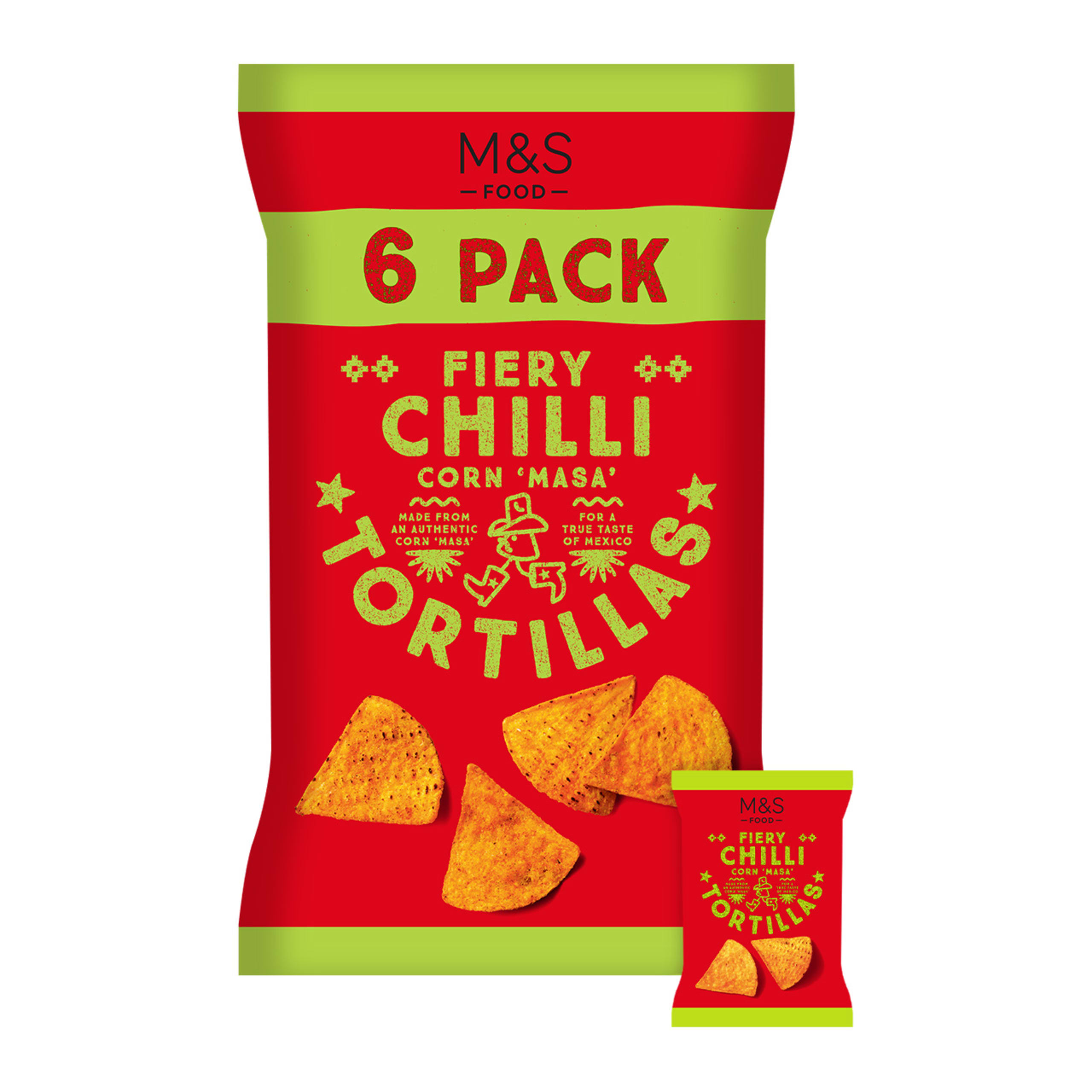 Fiery Chilli Corn 'Masa' Tortillas 1 of 1
