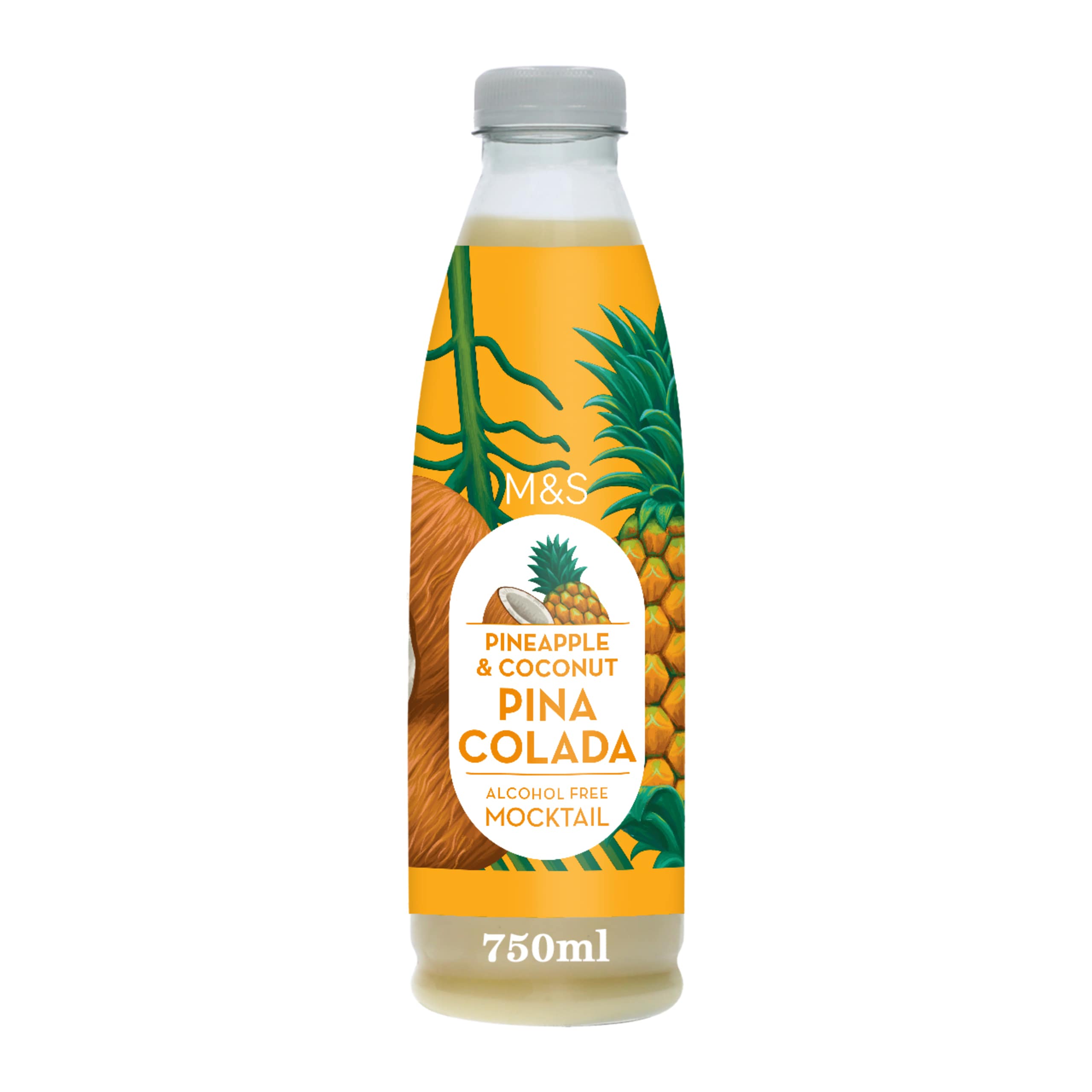 Pineapple and Coconut Pina Colada Alcohol Free Mocktail 1 of 1