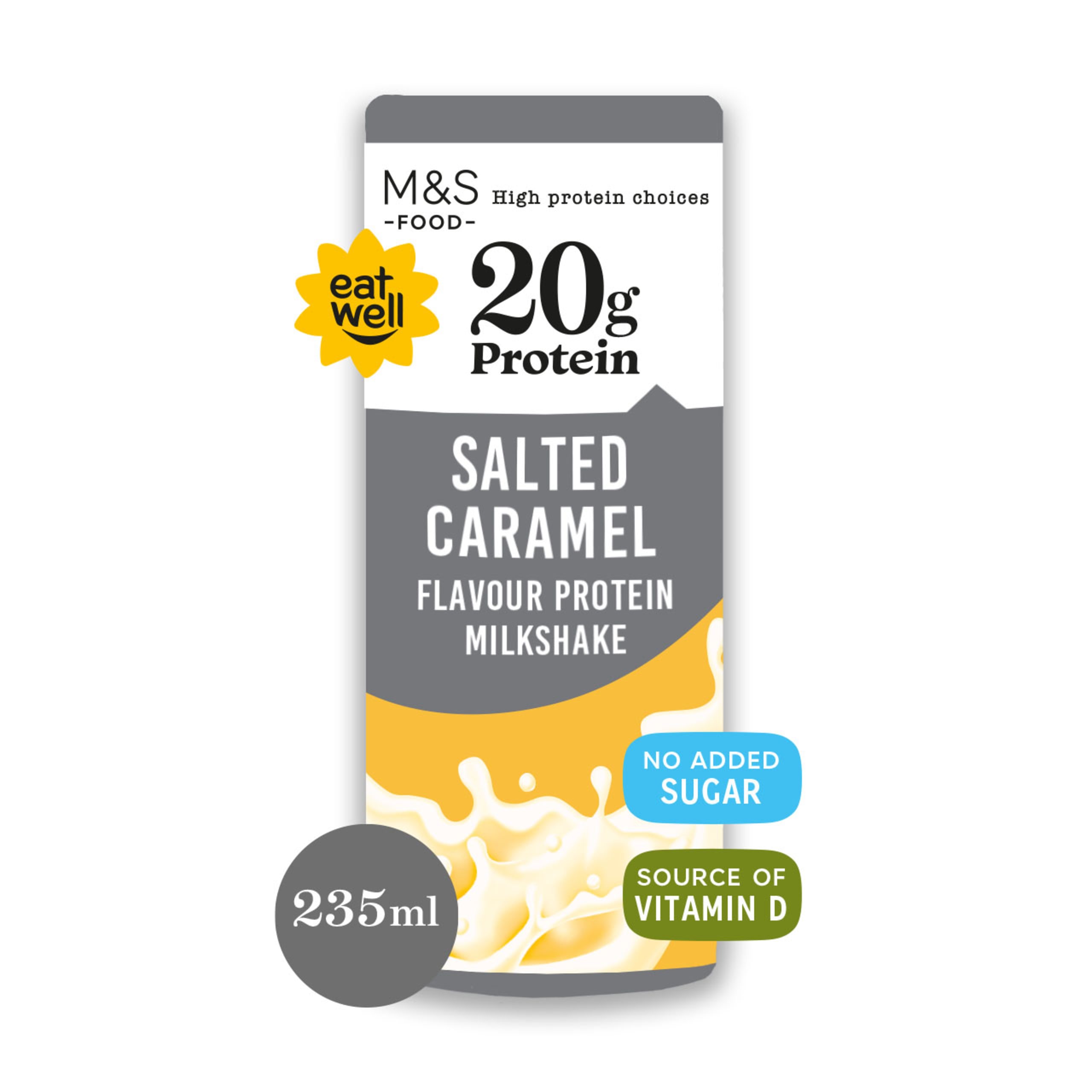 Salted Caramel Flavour Protein Milkshake 1 of 1