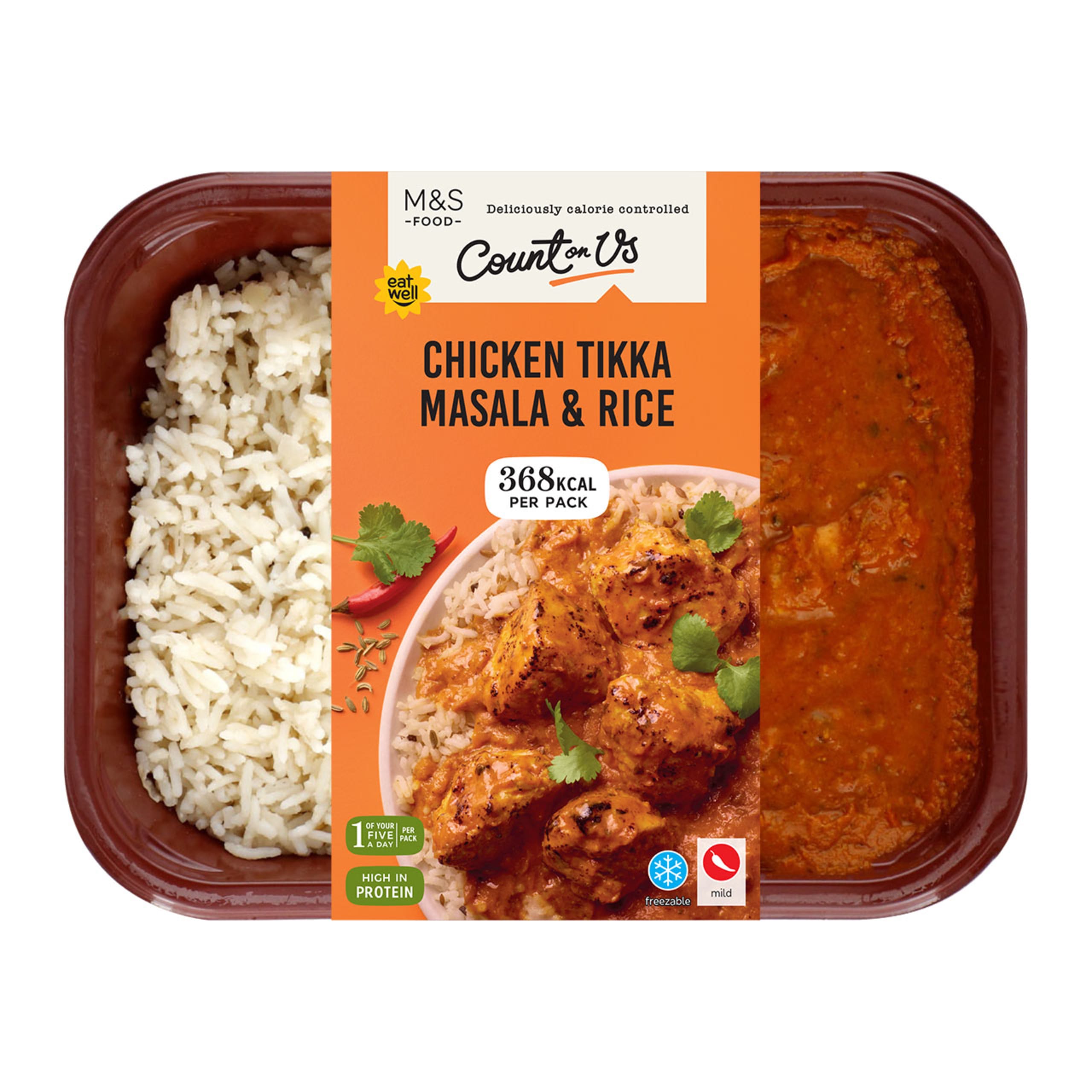 Count On Us Chicken Tikka Masala and Rice 1 of 1