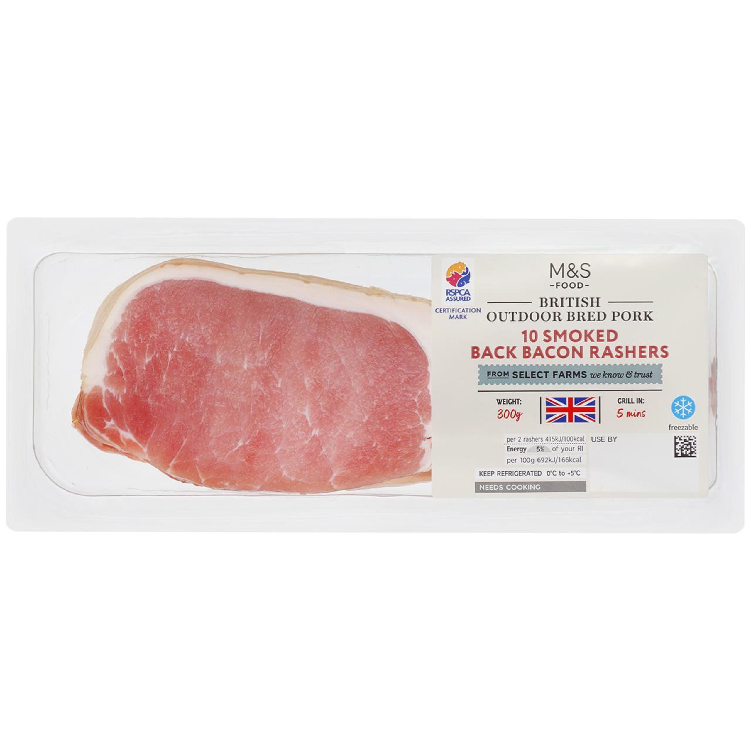 British Smoked Back Bacon 1 of 1