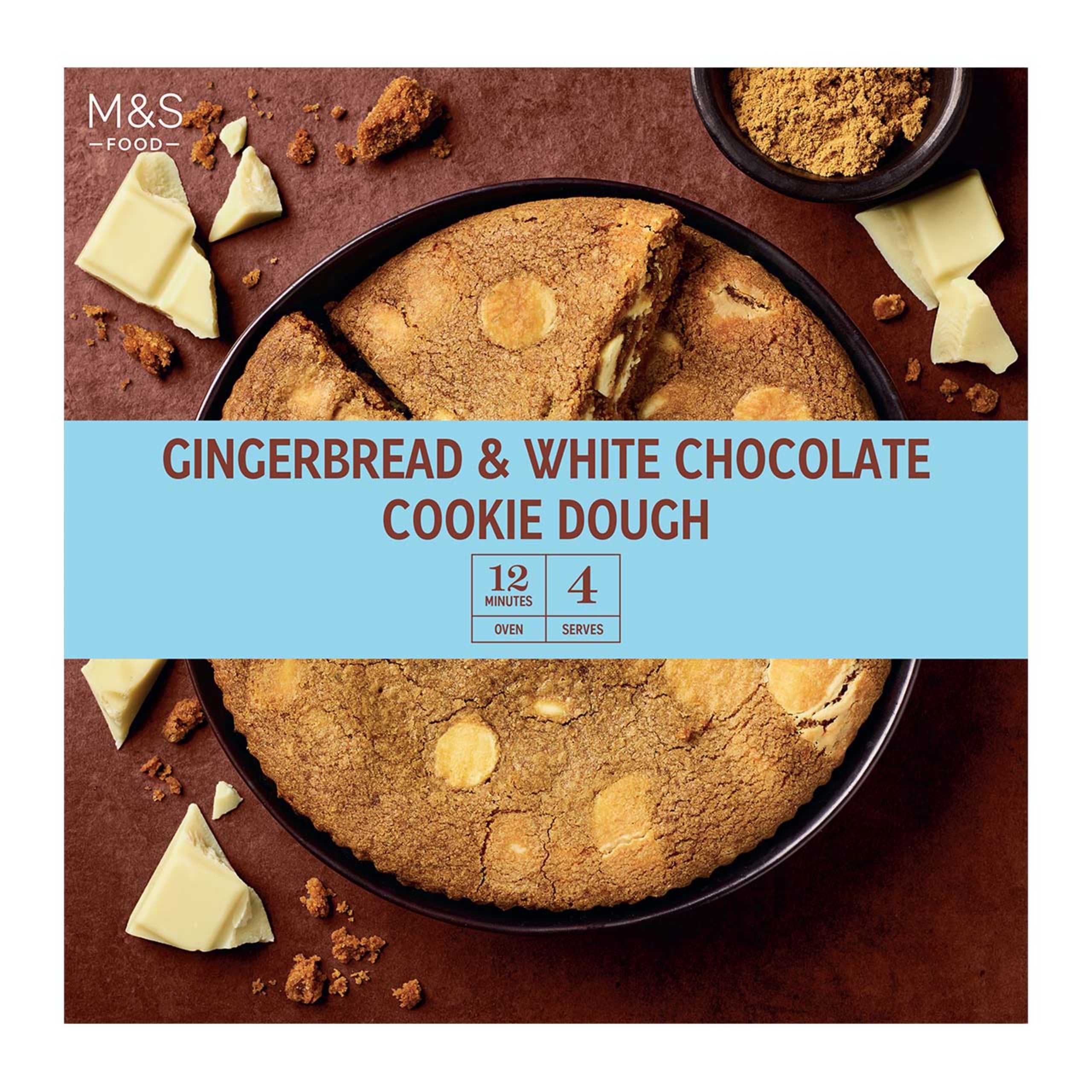 Gingerbread and White Chocolate Cookie Dough 1 of 1